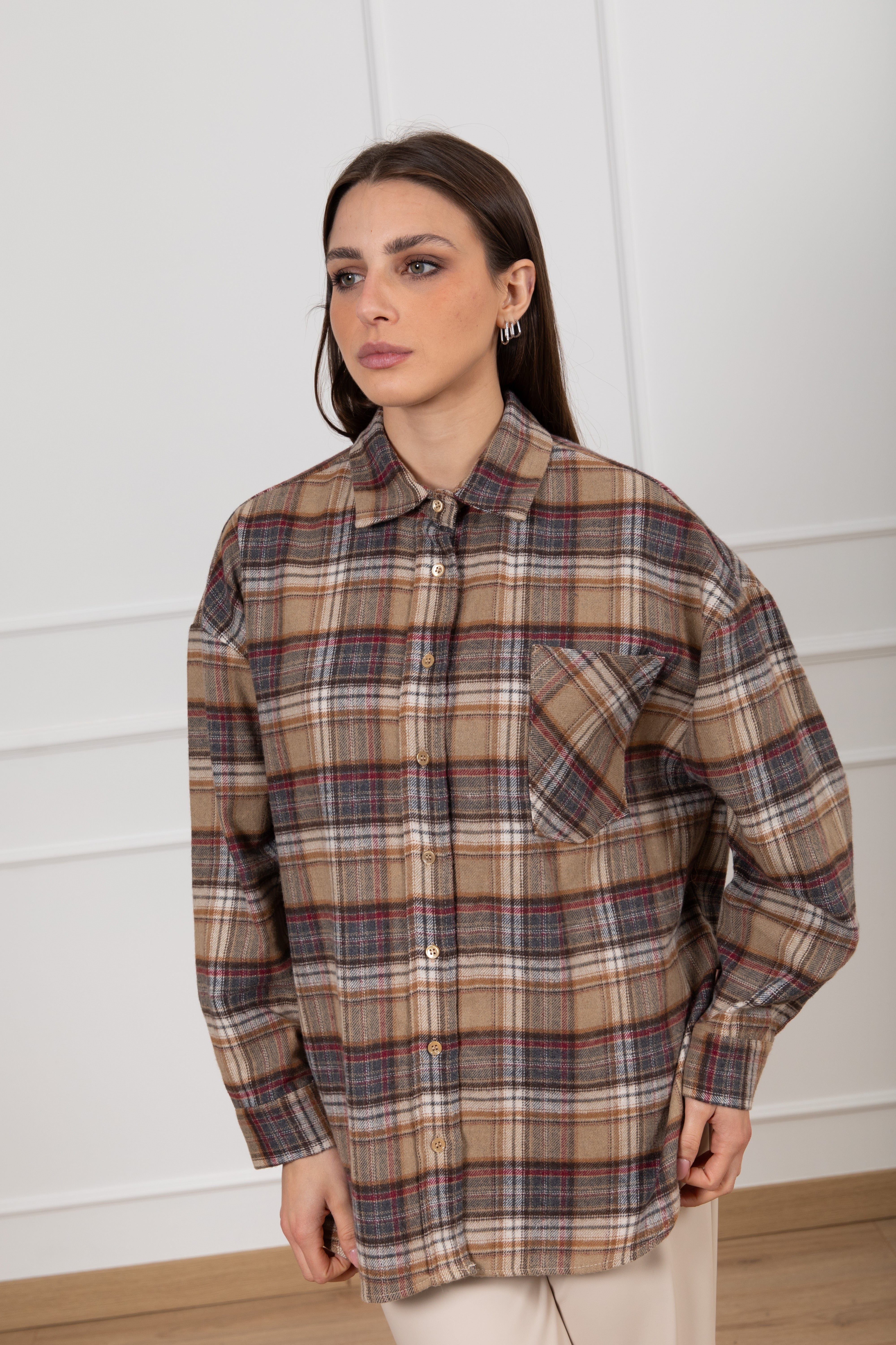 Camicia check in flanella ViCOLO