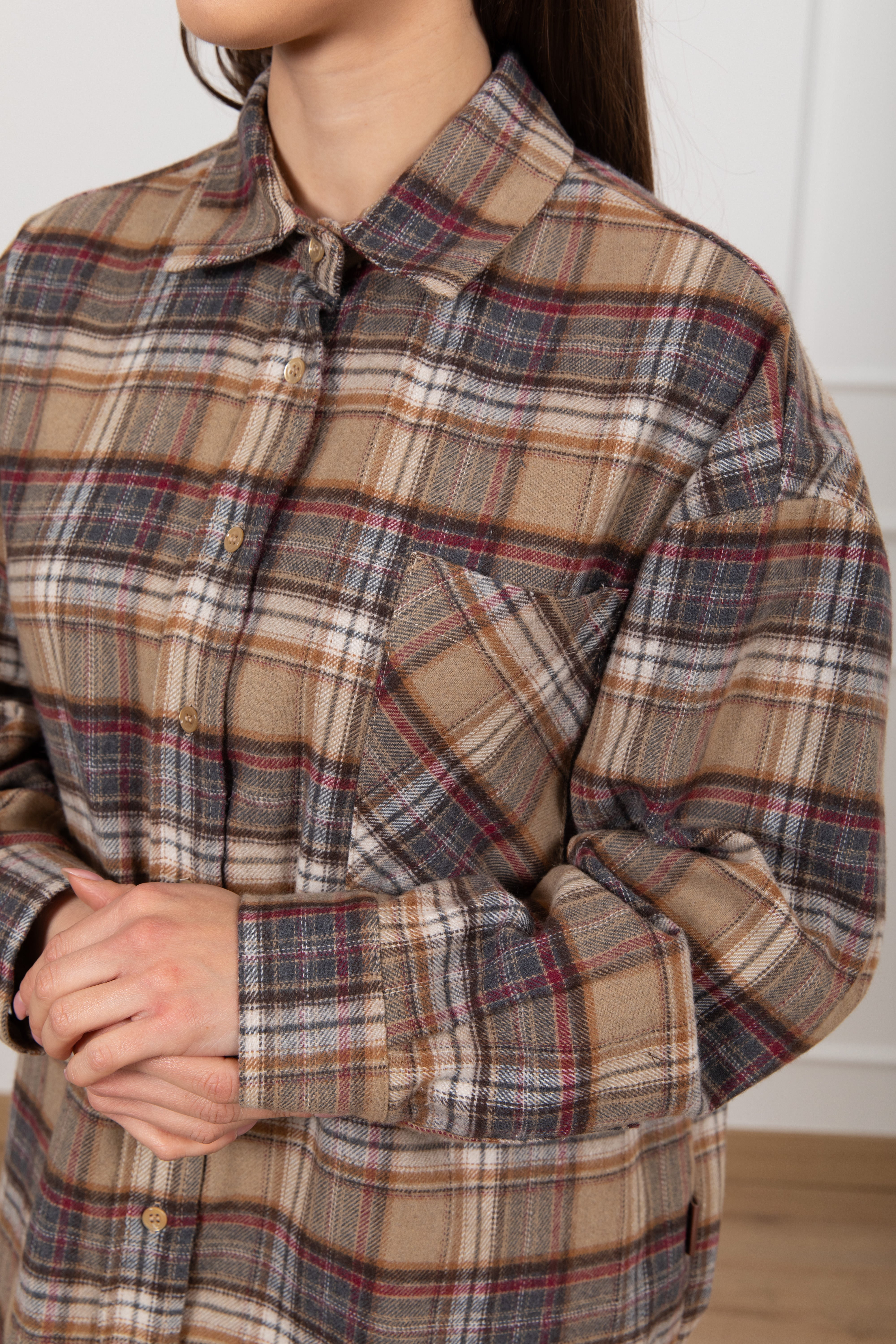 Camicia check in flanella ViCOLO