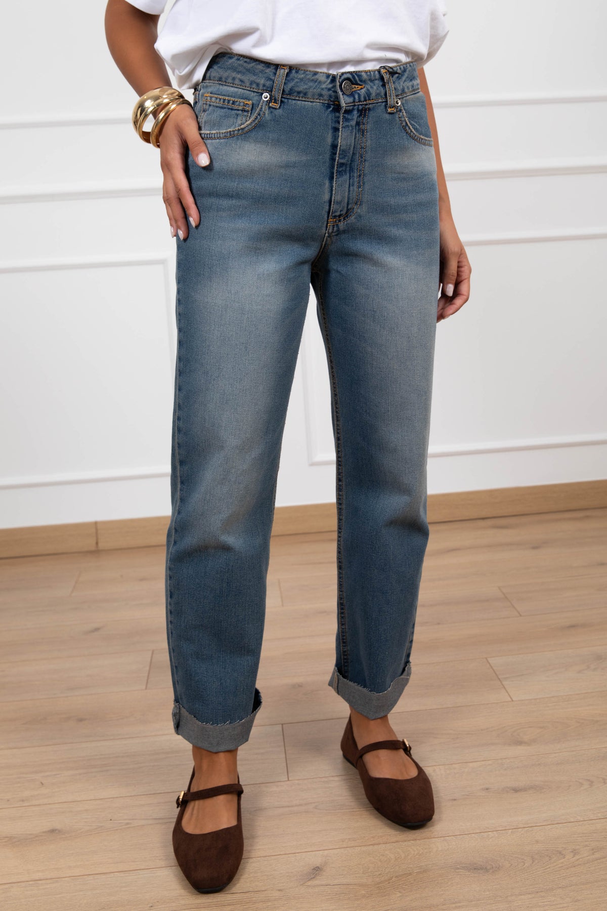 Jeans Moma boot-cut Tensione IN