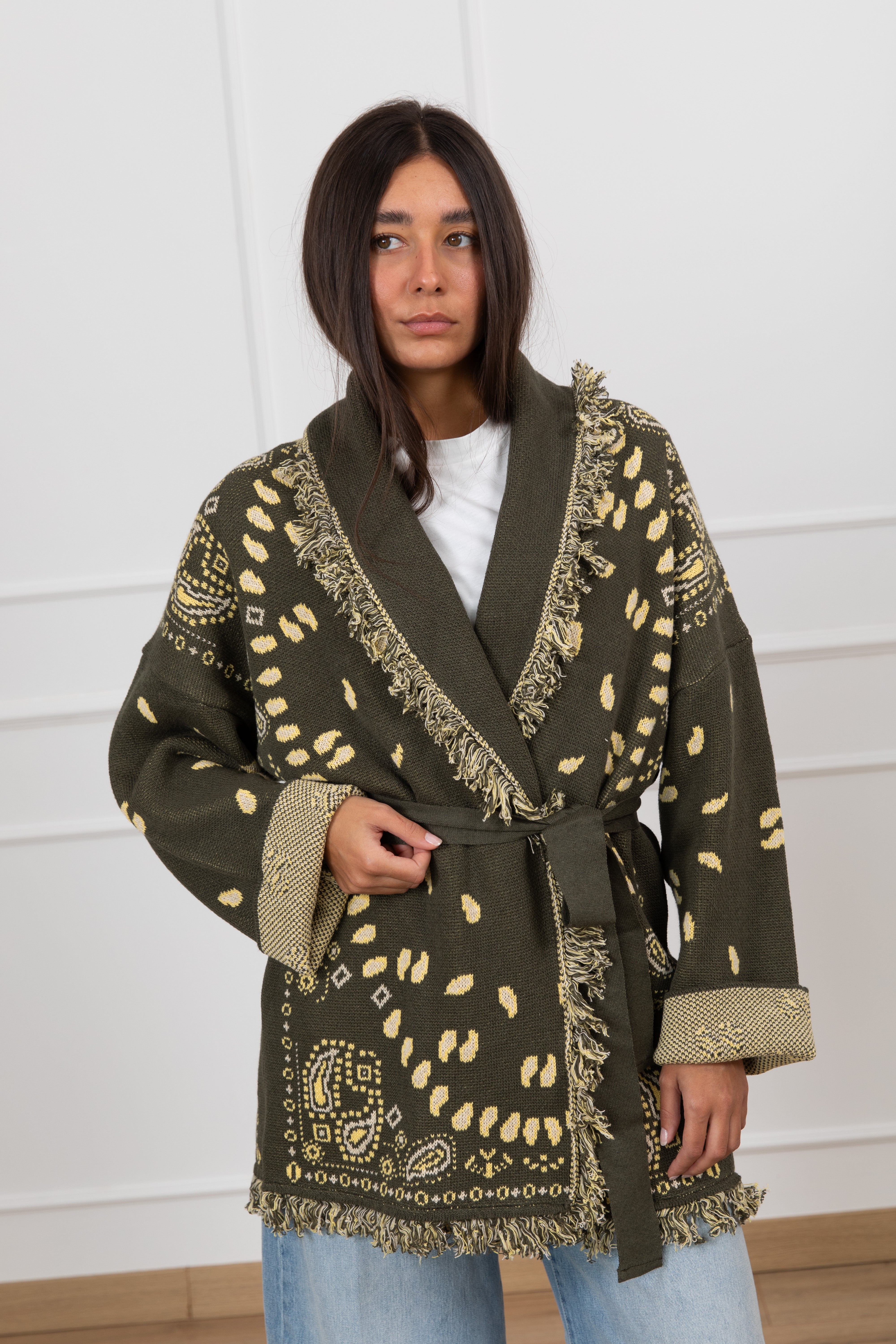 Cardigan fantasia bandana Tensione IN