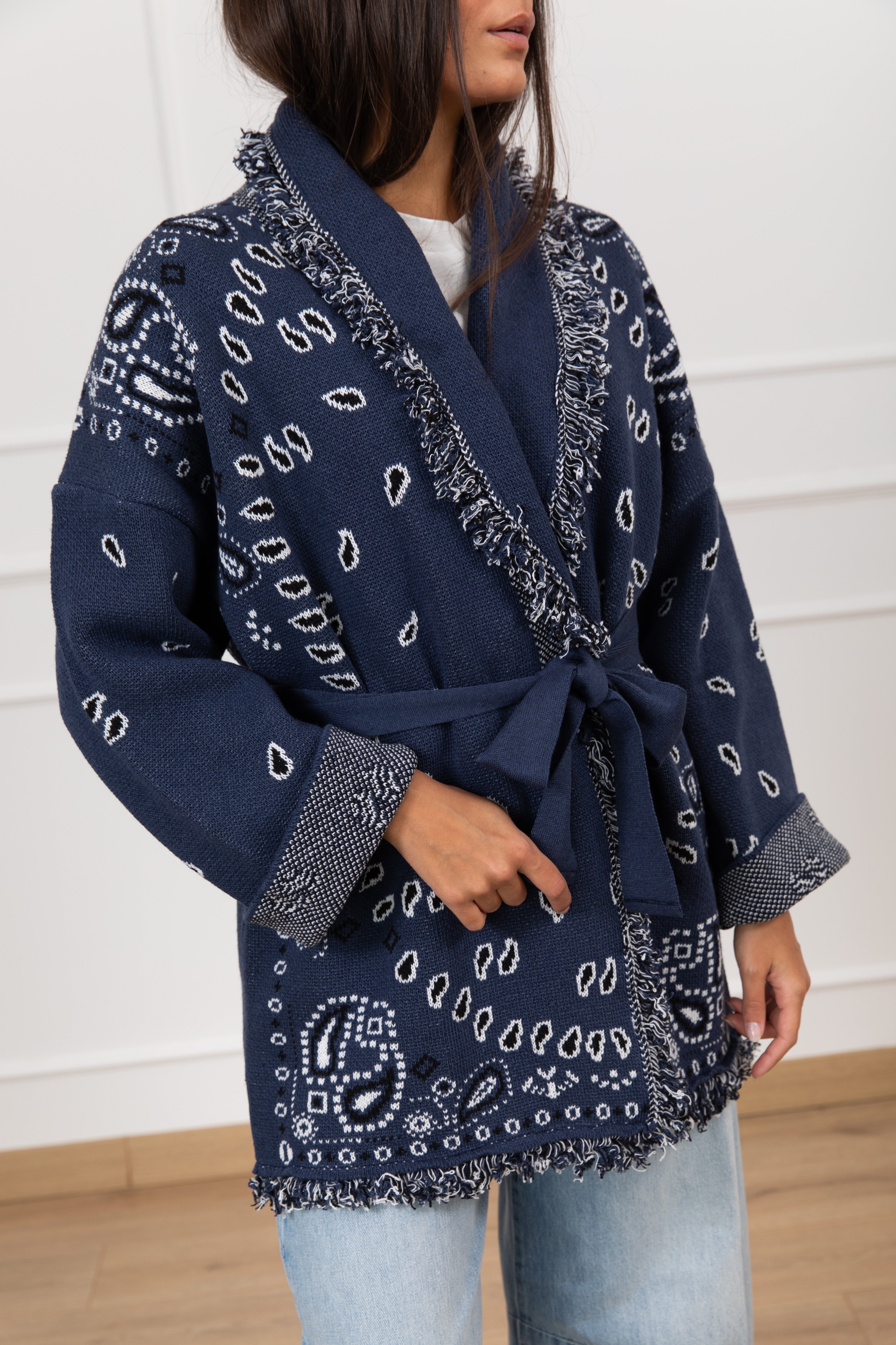 Cardigan fantasia bandana Tensione IN