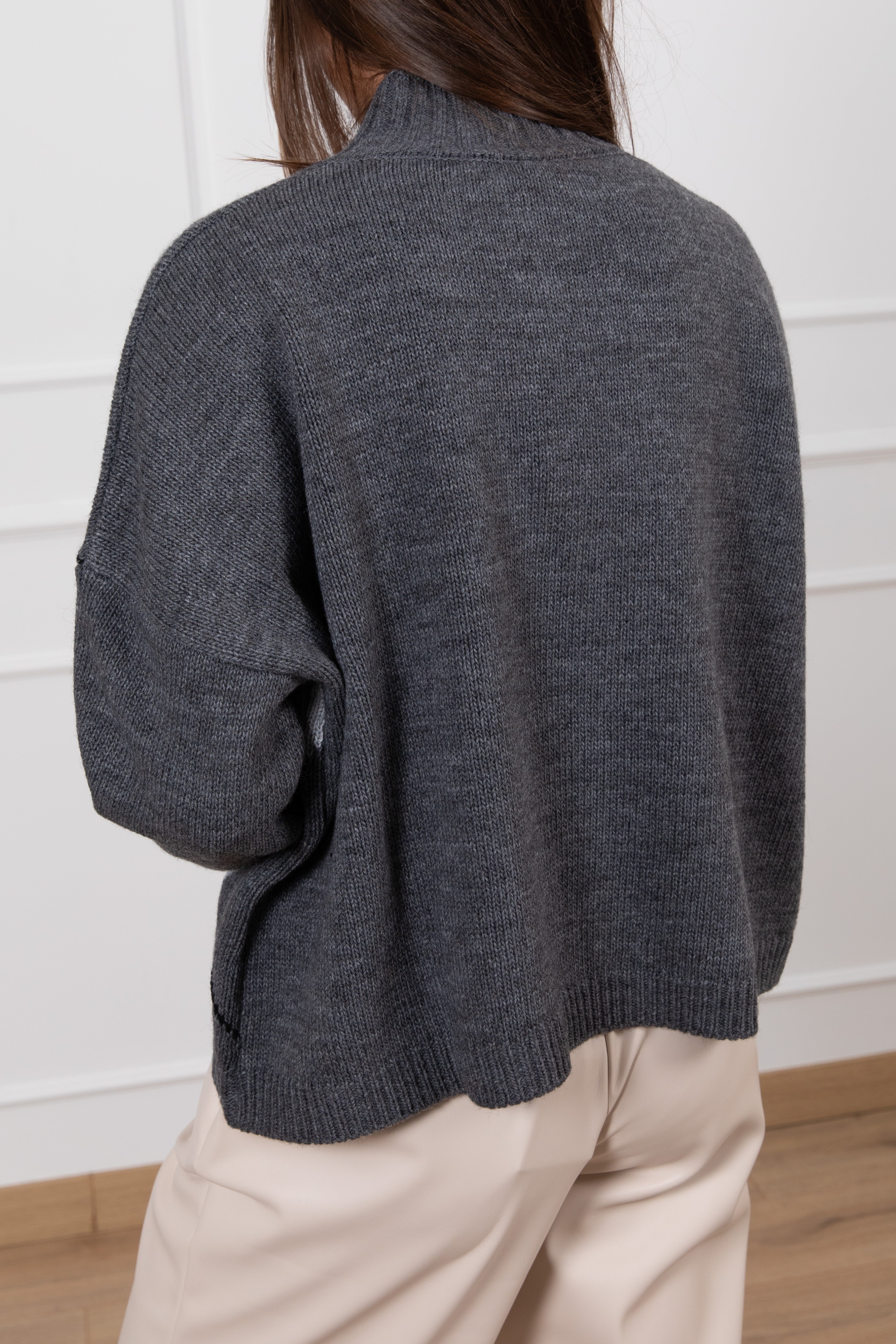 Pull rombi con mezzo collo Tensione IN