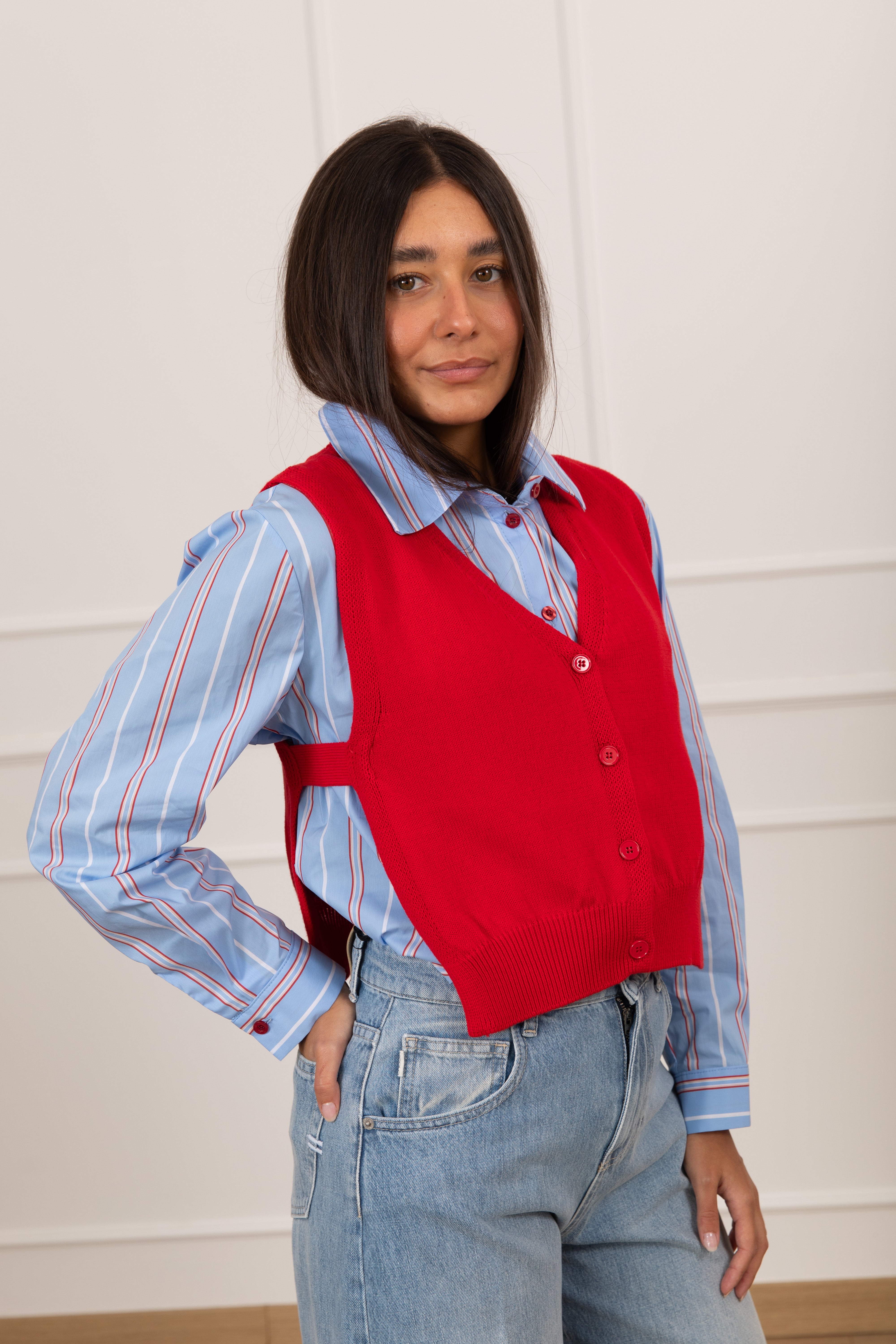 Gilet con fascette laterali ViCOLO