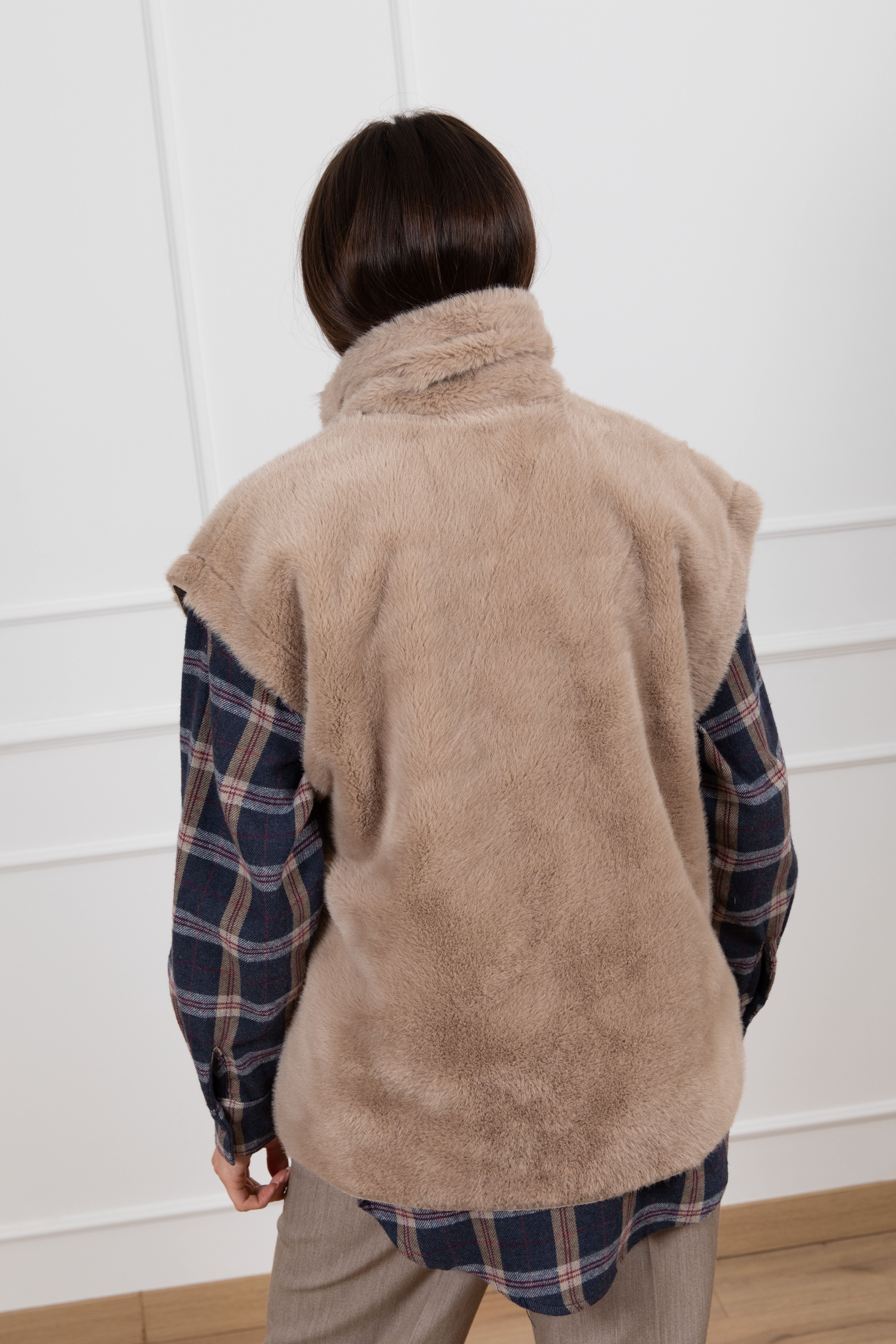 Gilet in eco-pelliccia Tensione IN