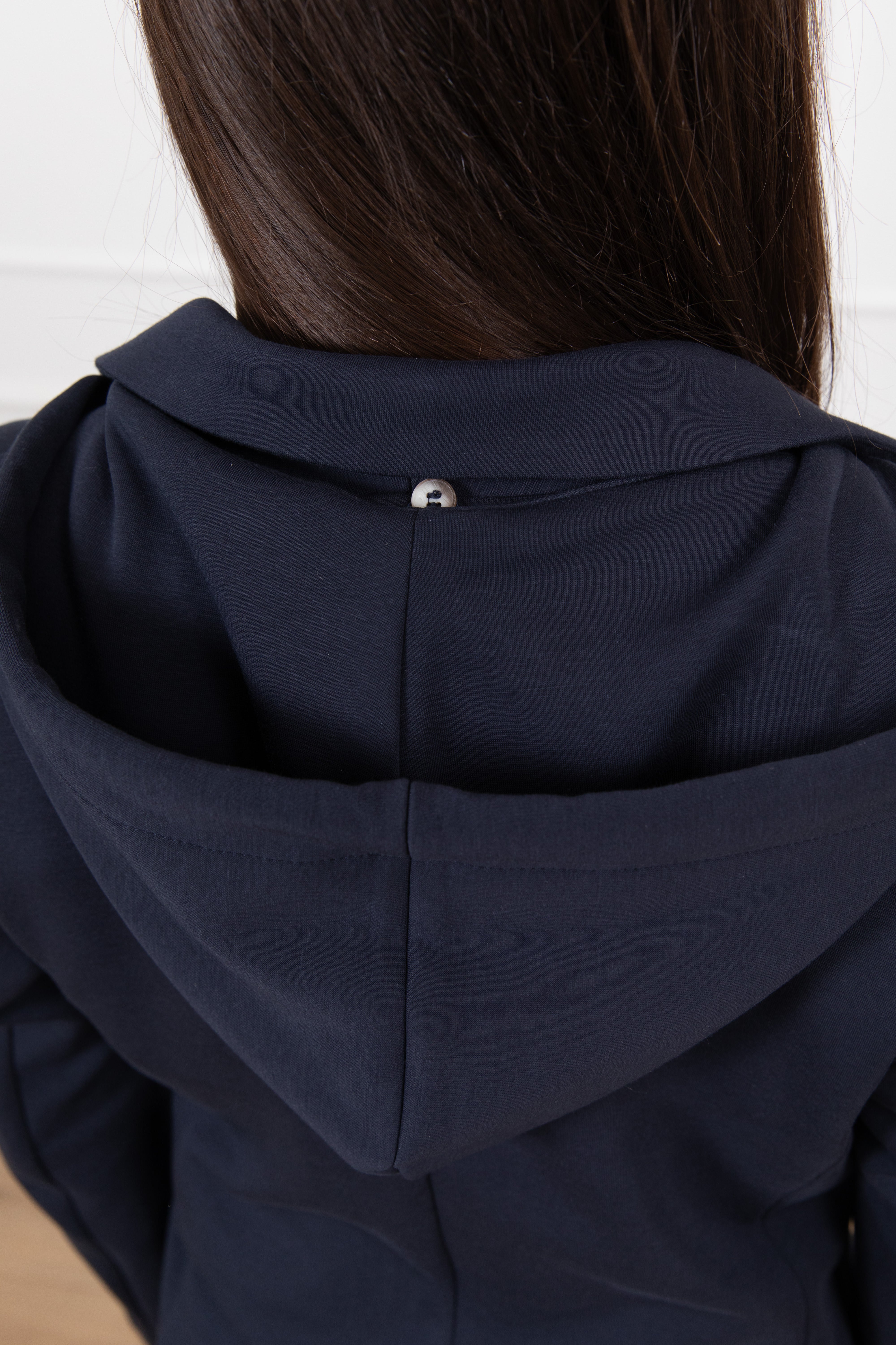 Giacca felpa in cotone leggero con cappuccio Tensione IN