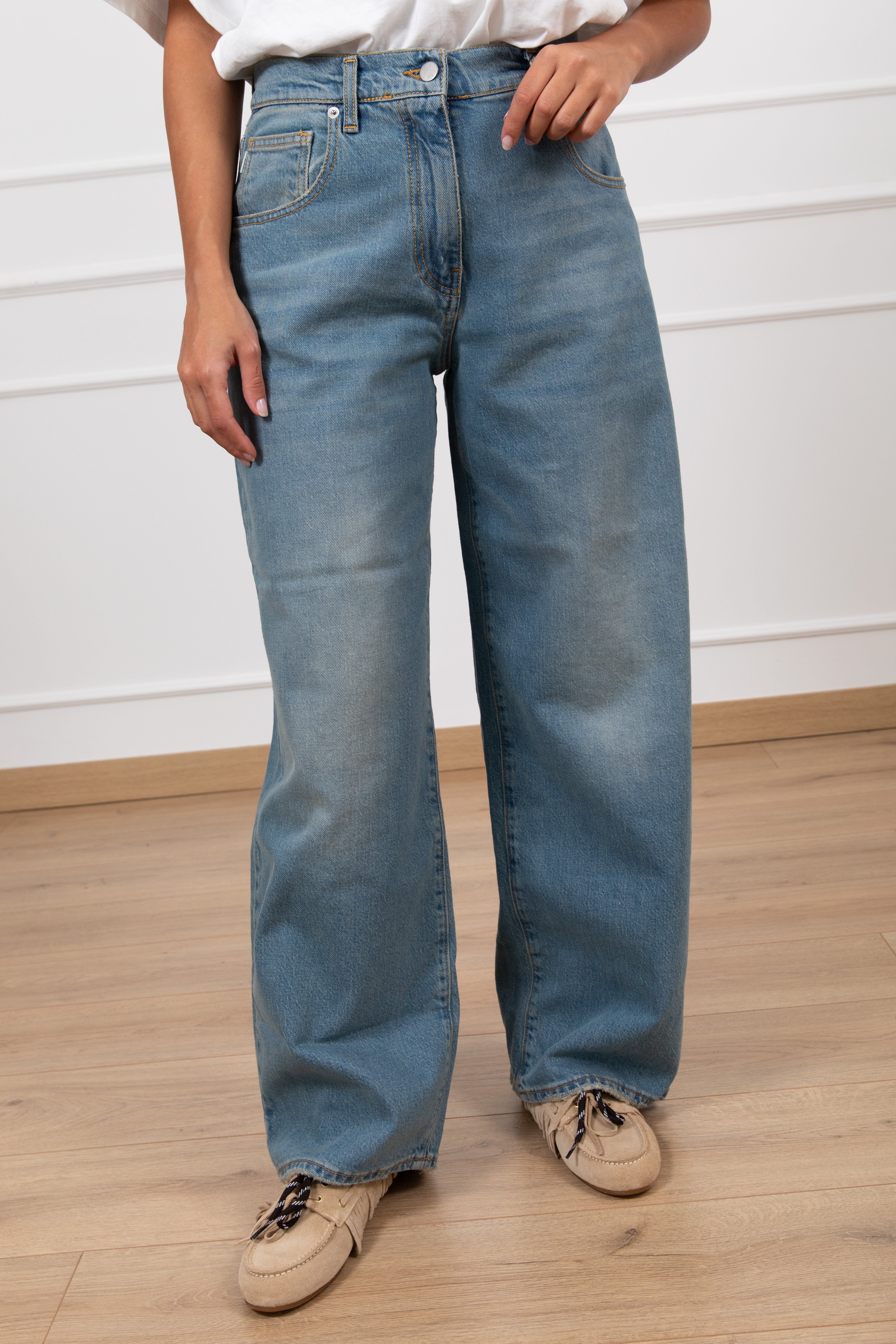 Jeans Sara gamba dritta ViCOLO