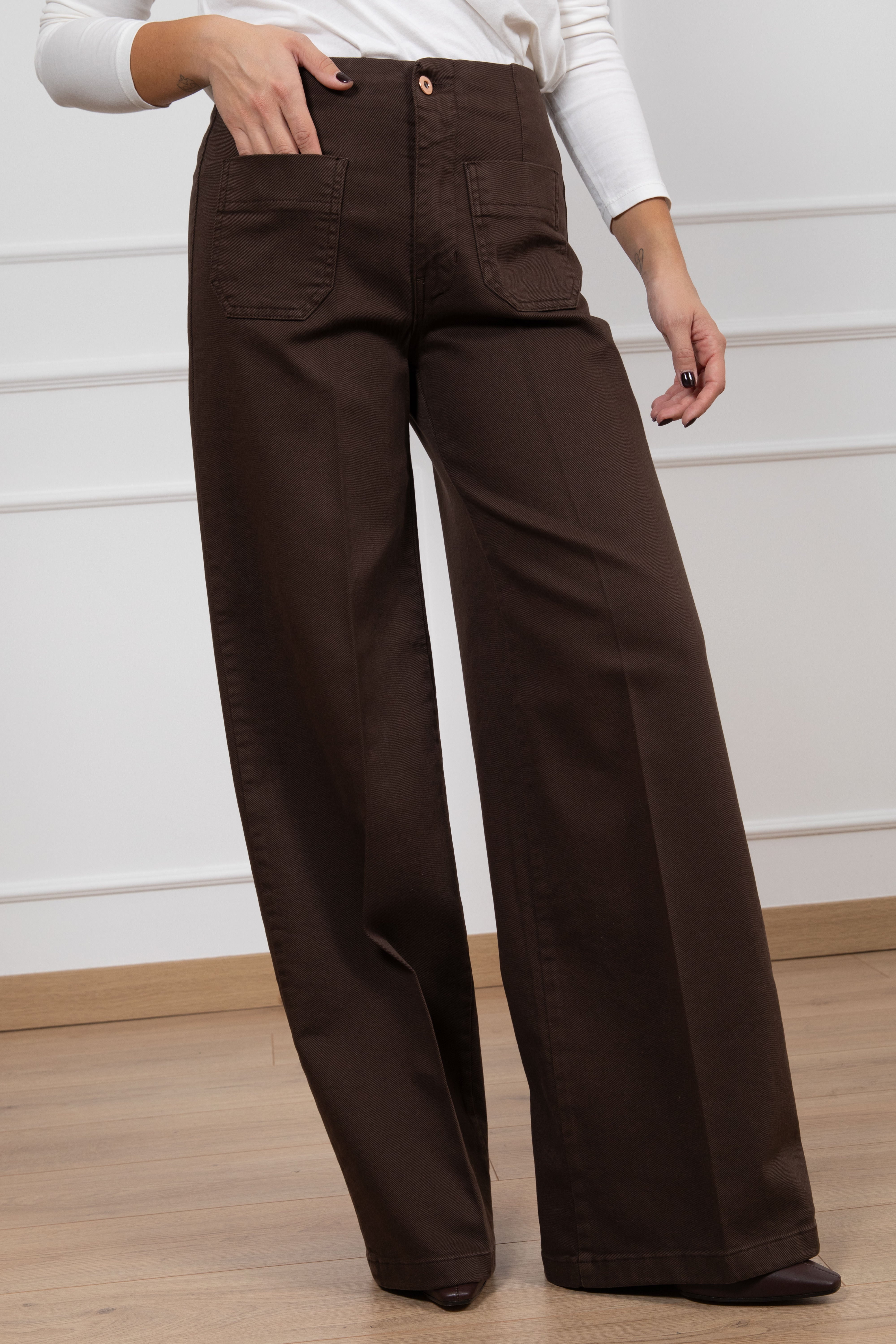 Jeans color con taschino Tensione IN