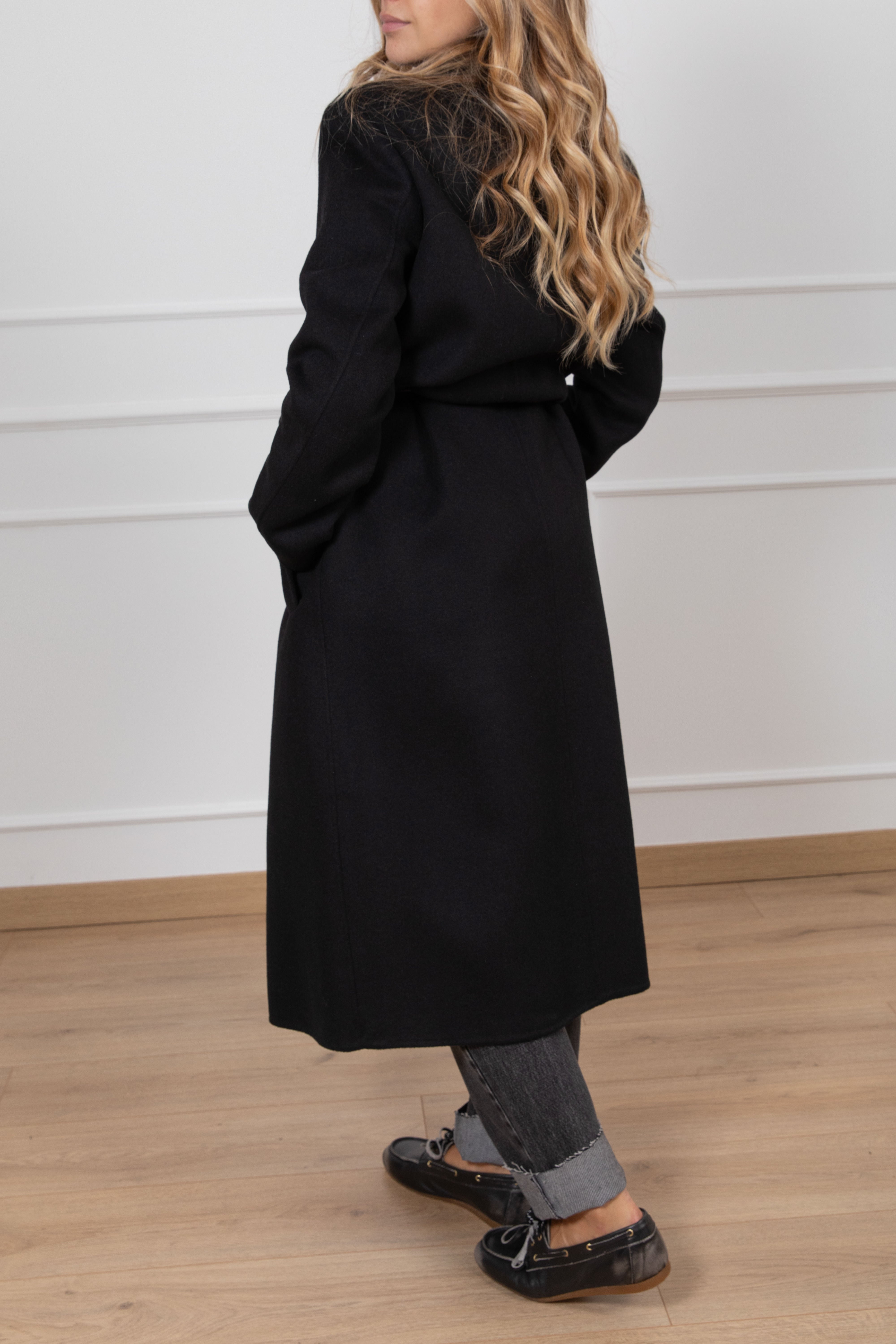 Cappotto handmade con cintura ViCOLO