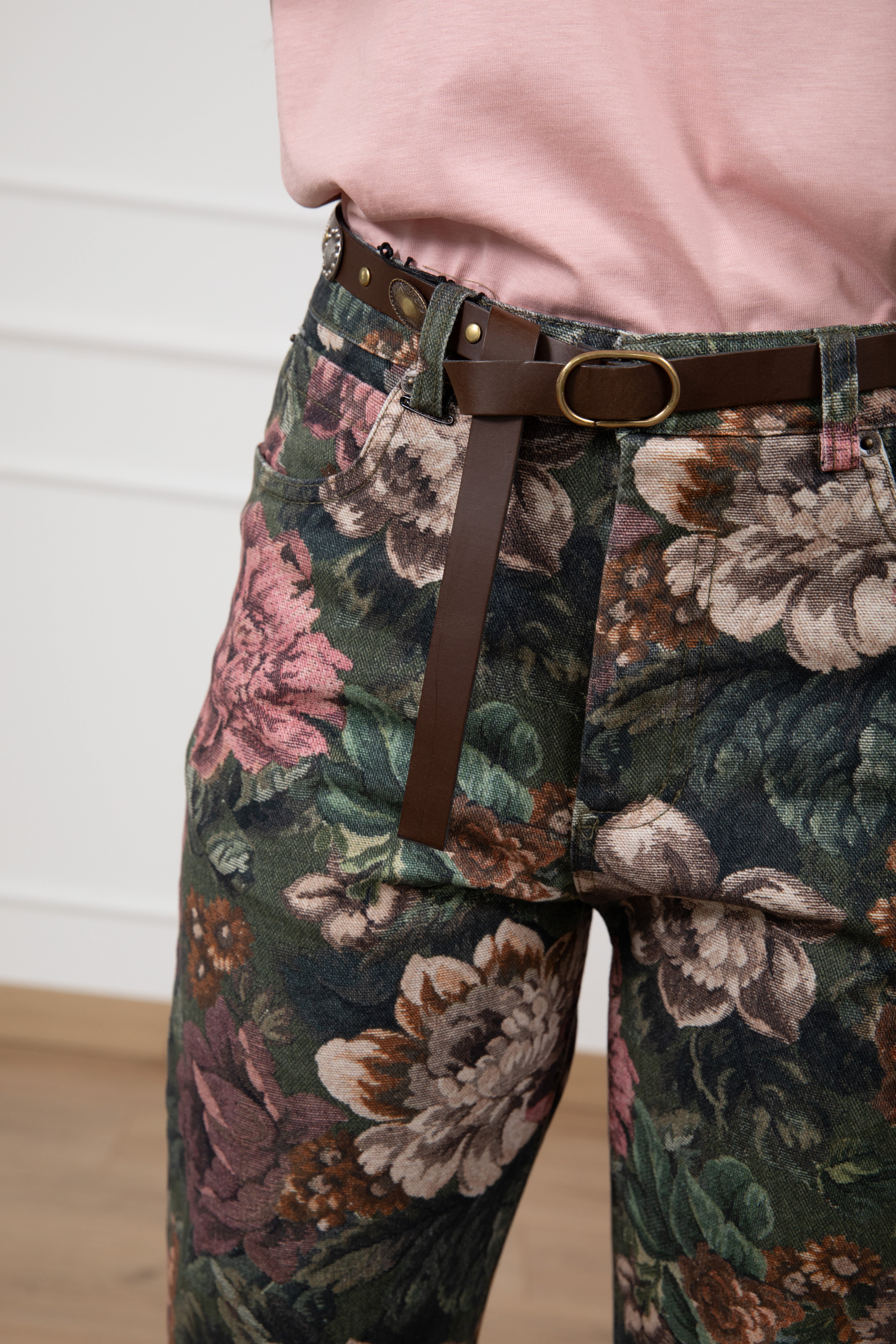 Pantalone sigaretta fantasia romance Tensione IN