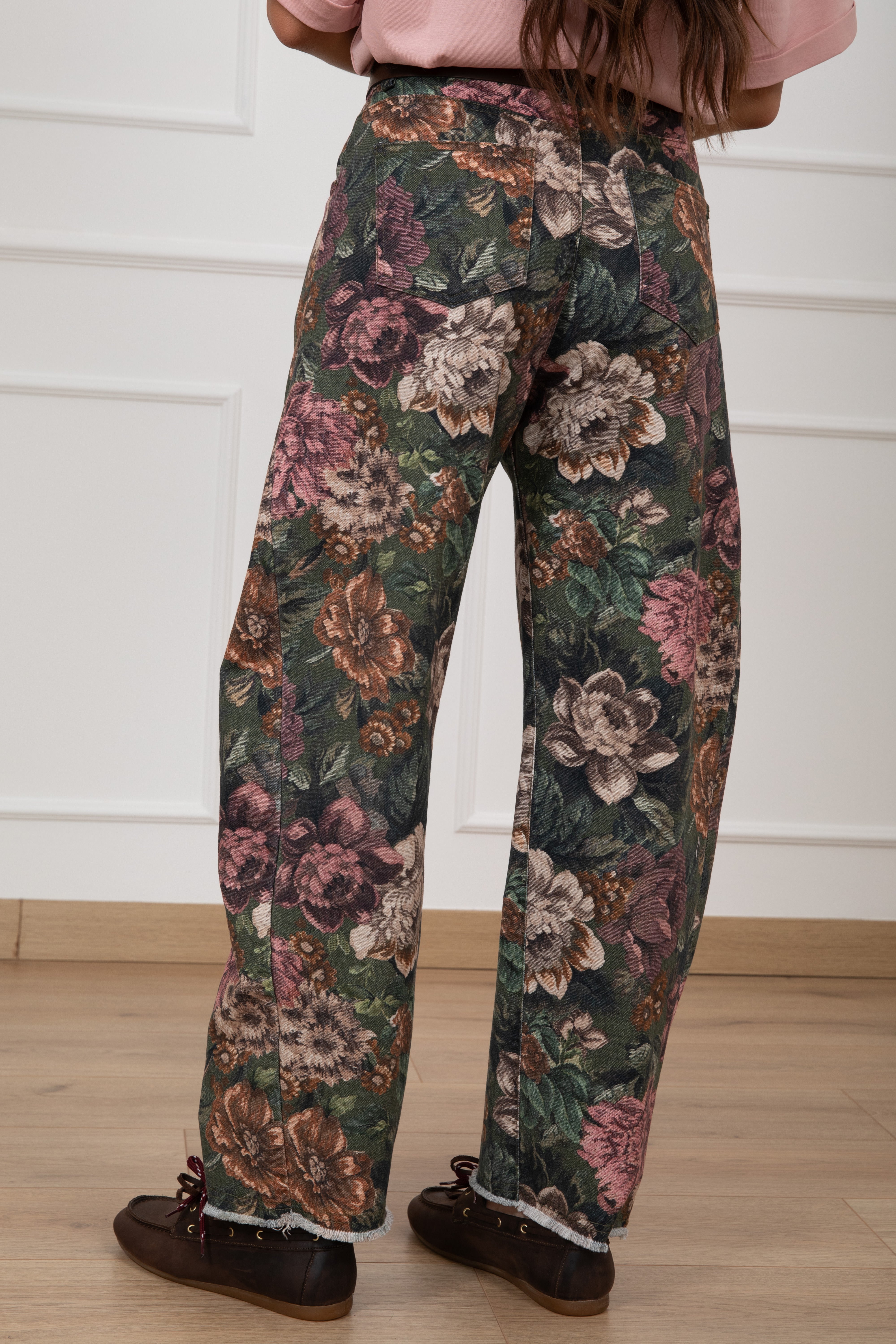 Pantalone balloon-fit fantasia romance Tensione IN
