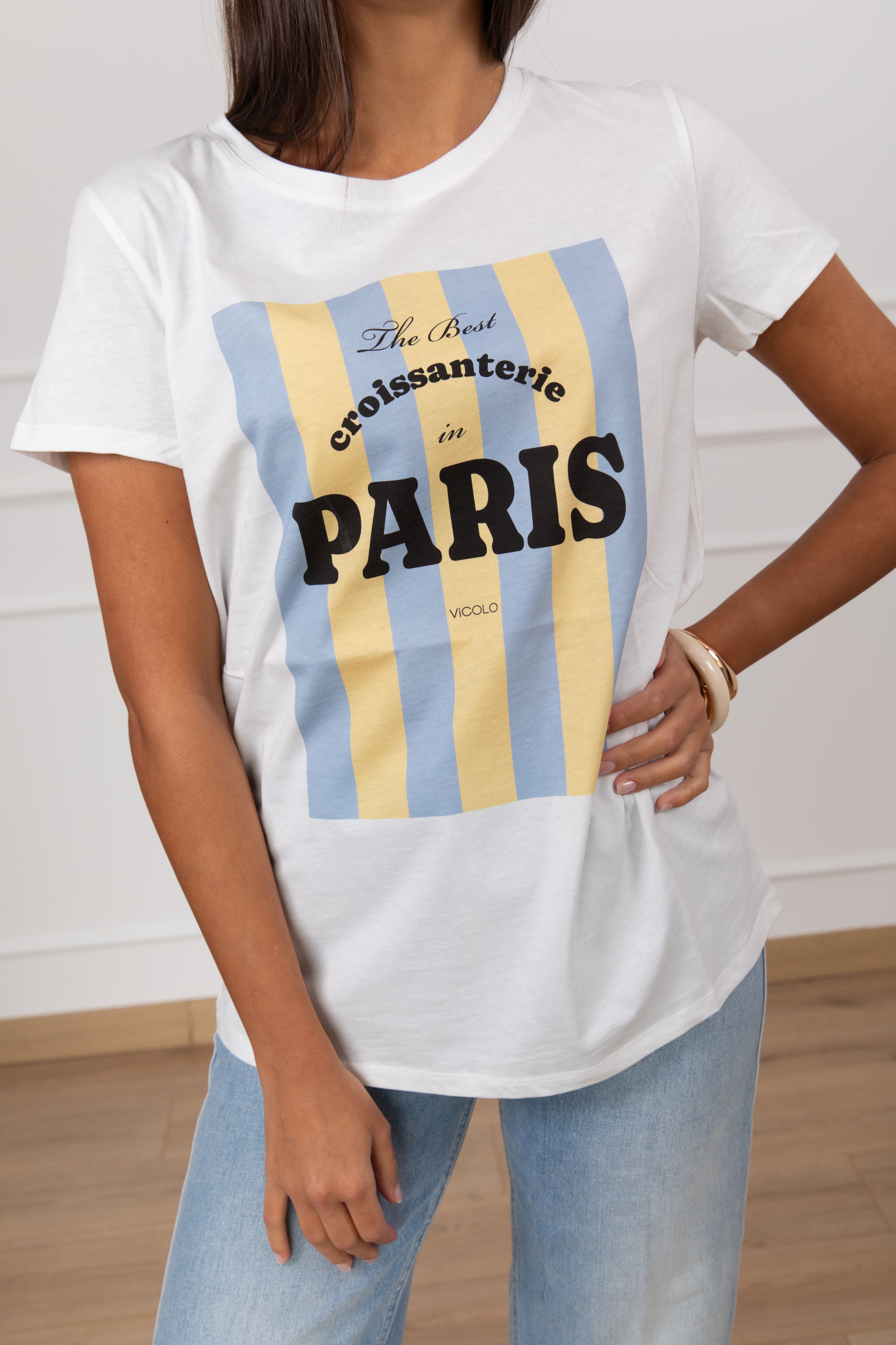 T-shirt "The best croissanterie in Paris" ViCOLO