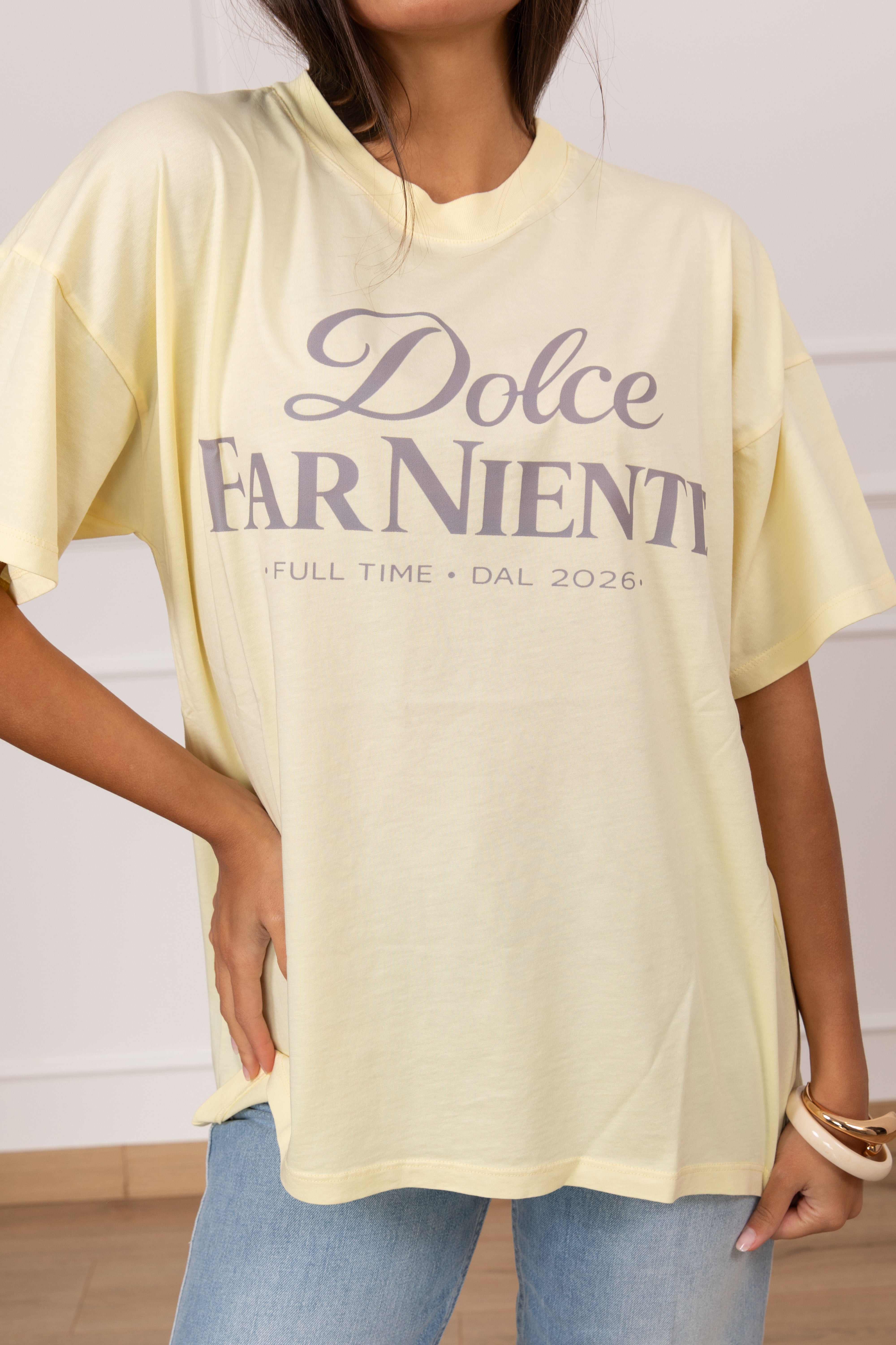T-shirt over-size "Dolce far niente" Vicolo