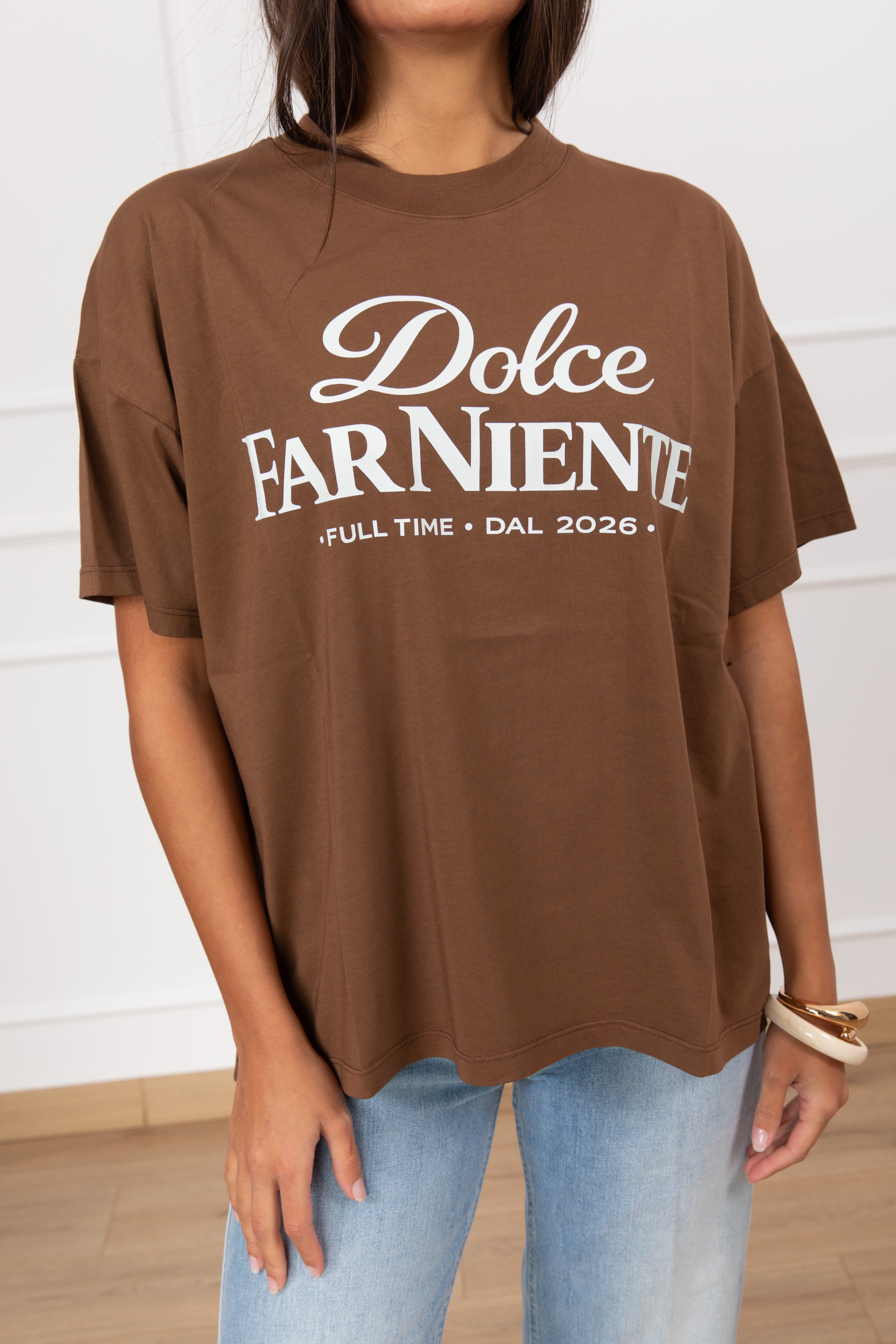 T-shirt over-size "Dolce far niente" Vicolo