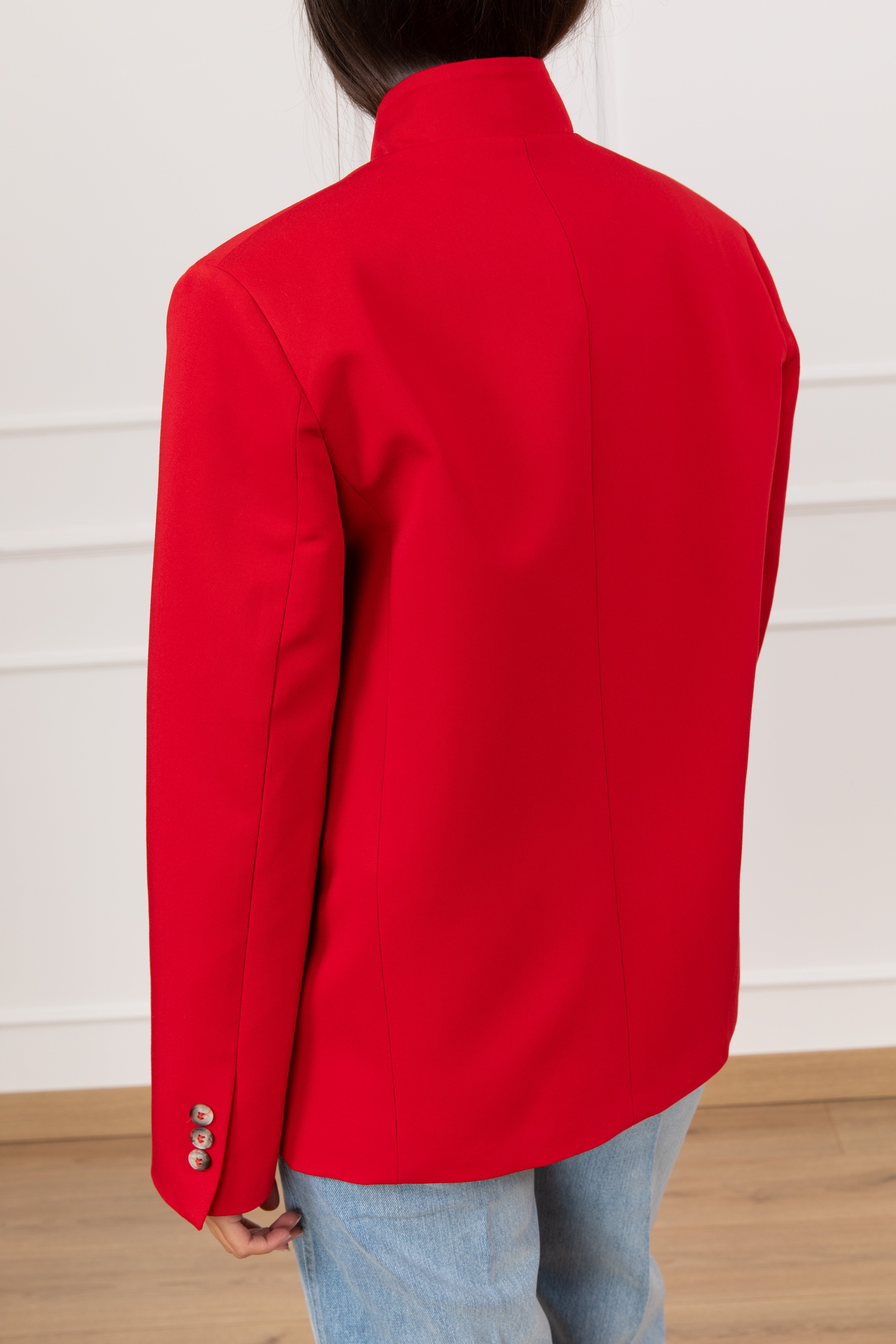 Giacca bottone alto tinta unita ViCOLO