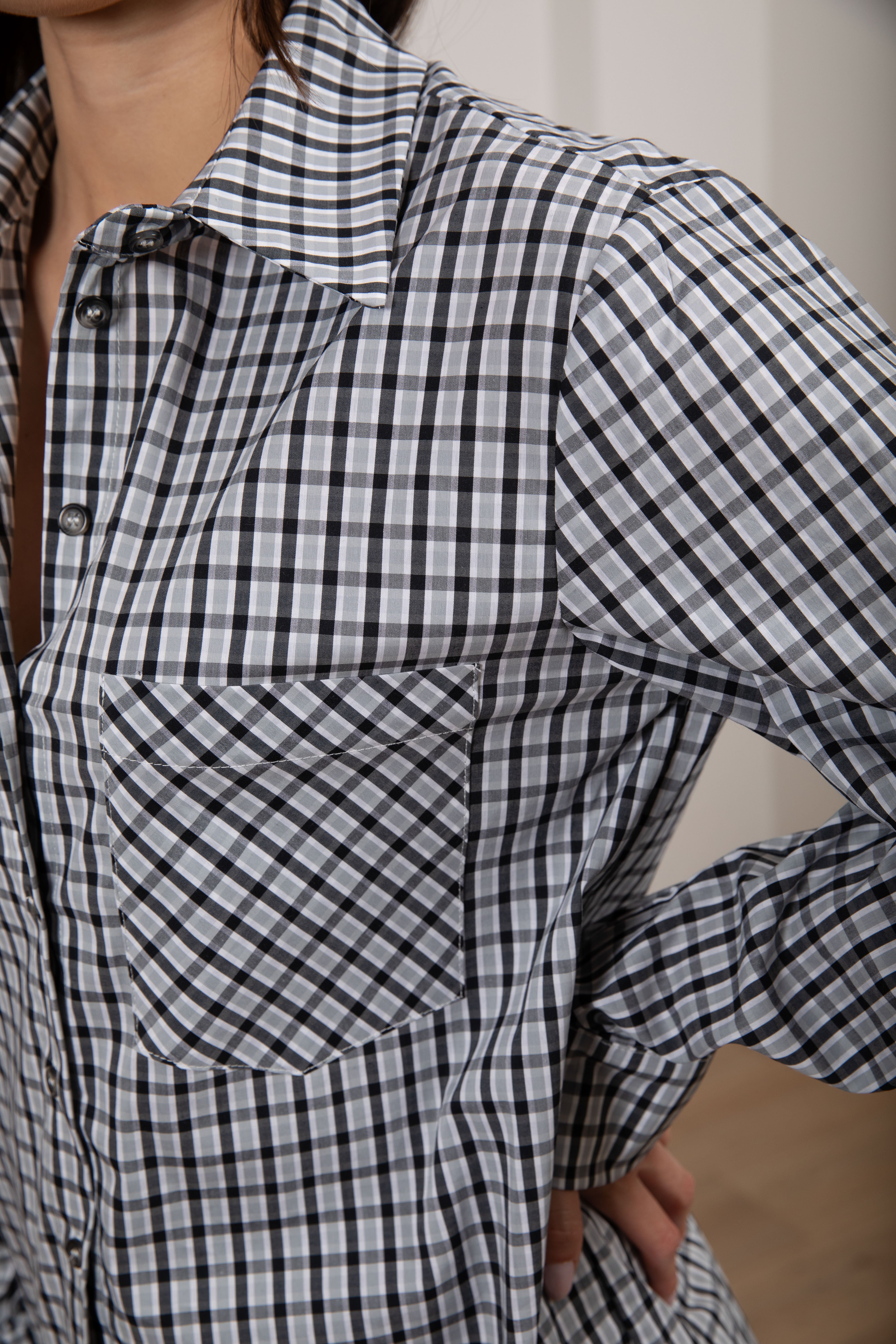 Camicia check in cotone ViCOLO