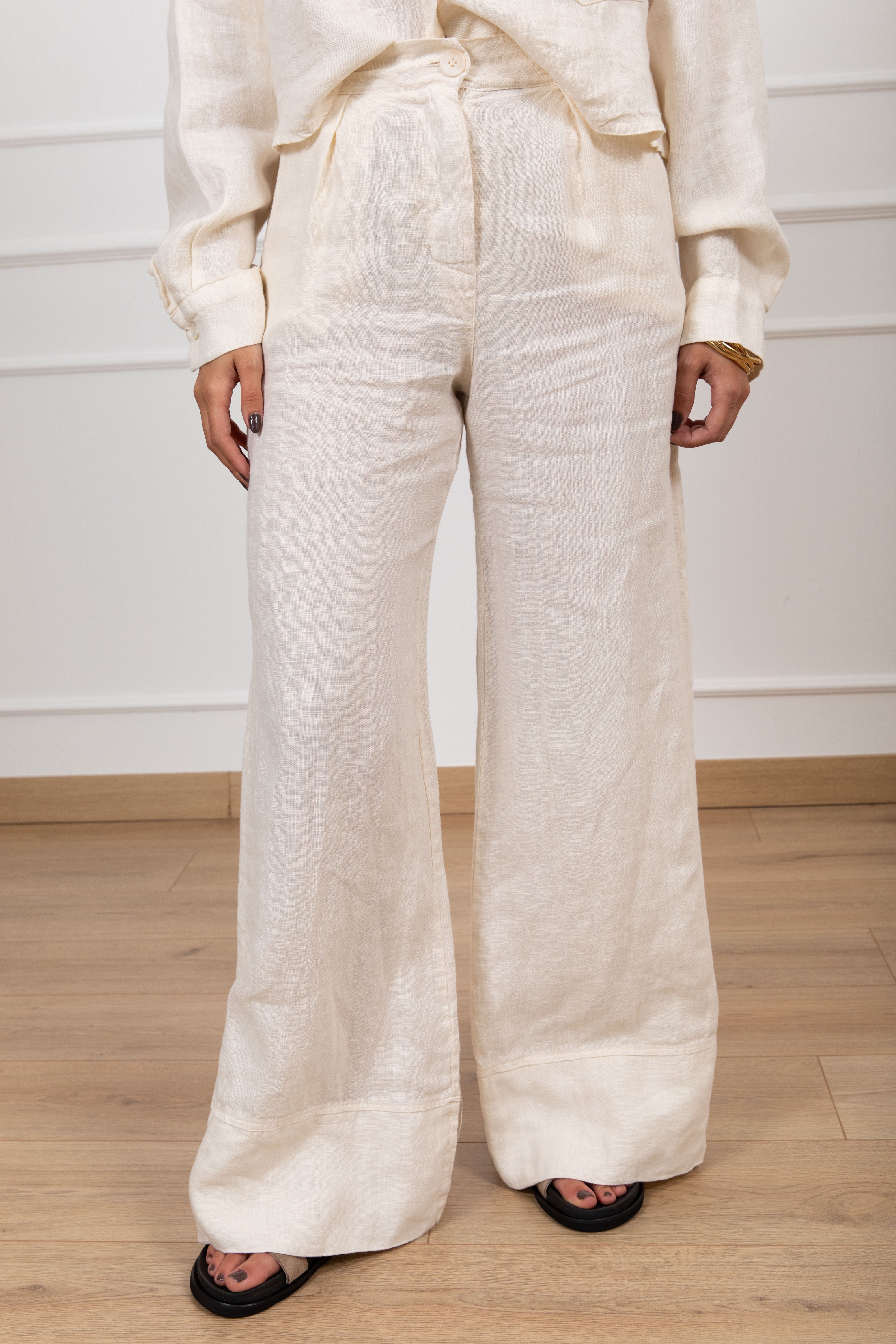 Pantalone sartoriale 100% lino ViCOLO