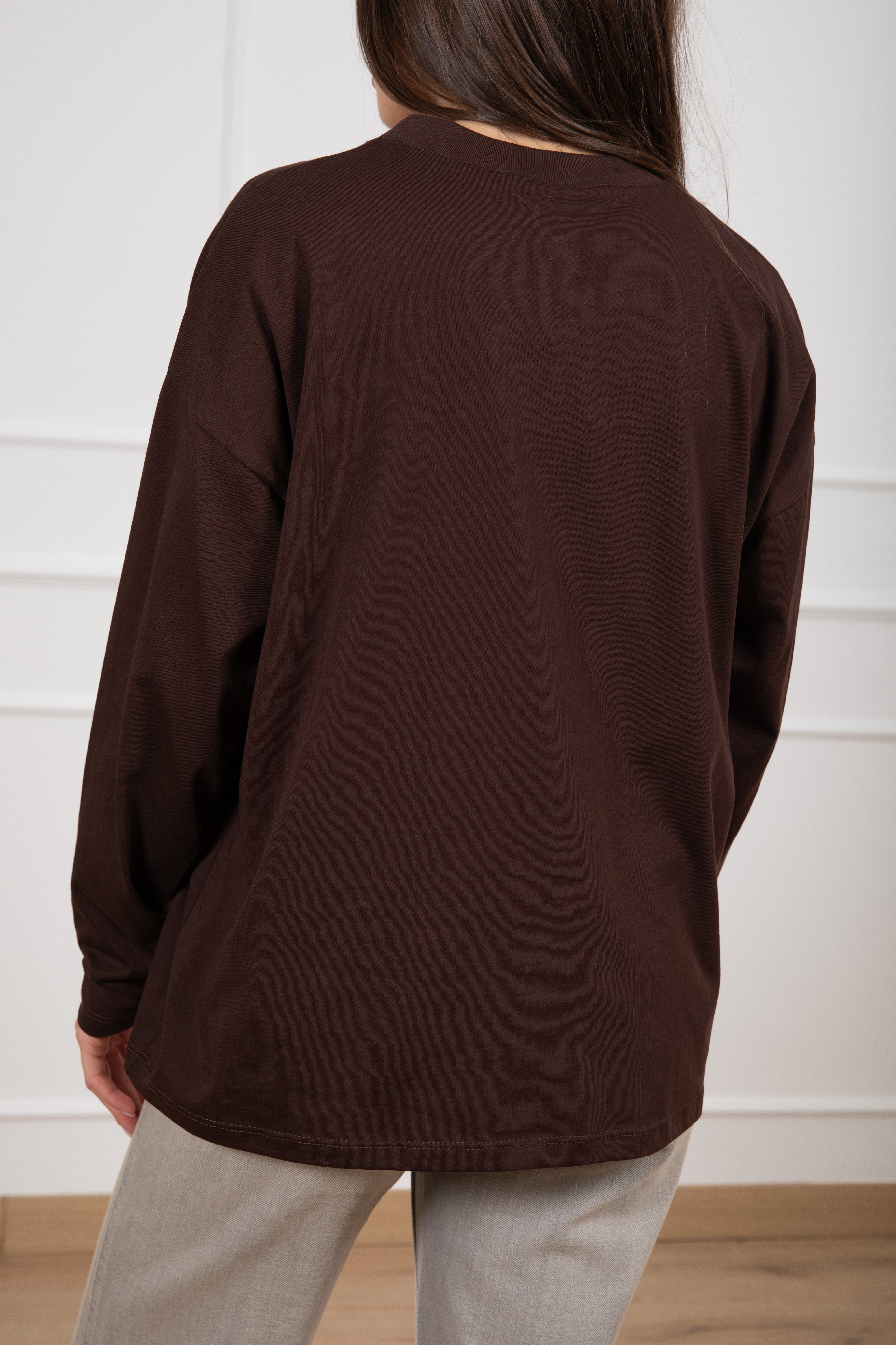 T-shirt manica lunga con pattina ViCOLO