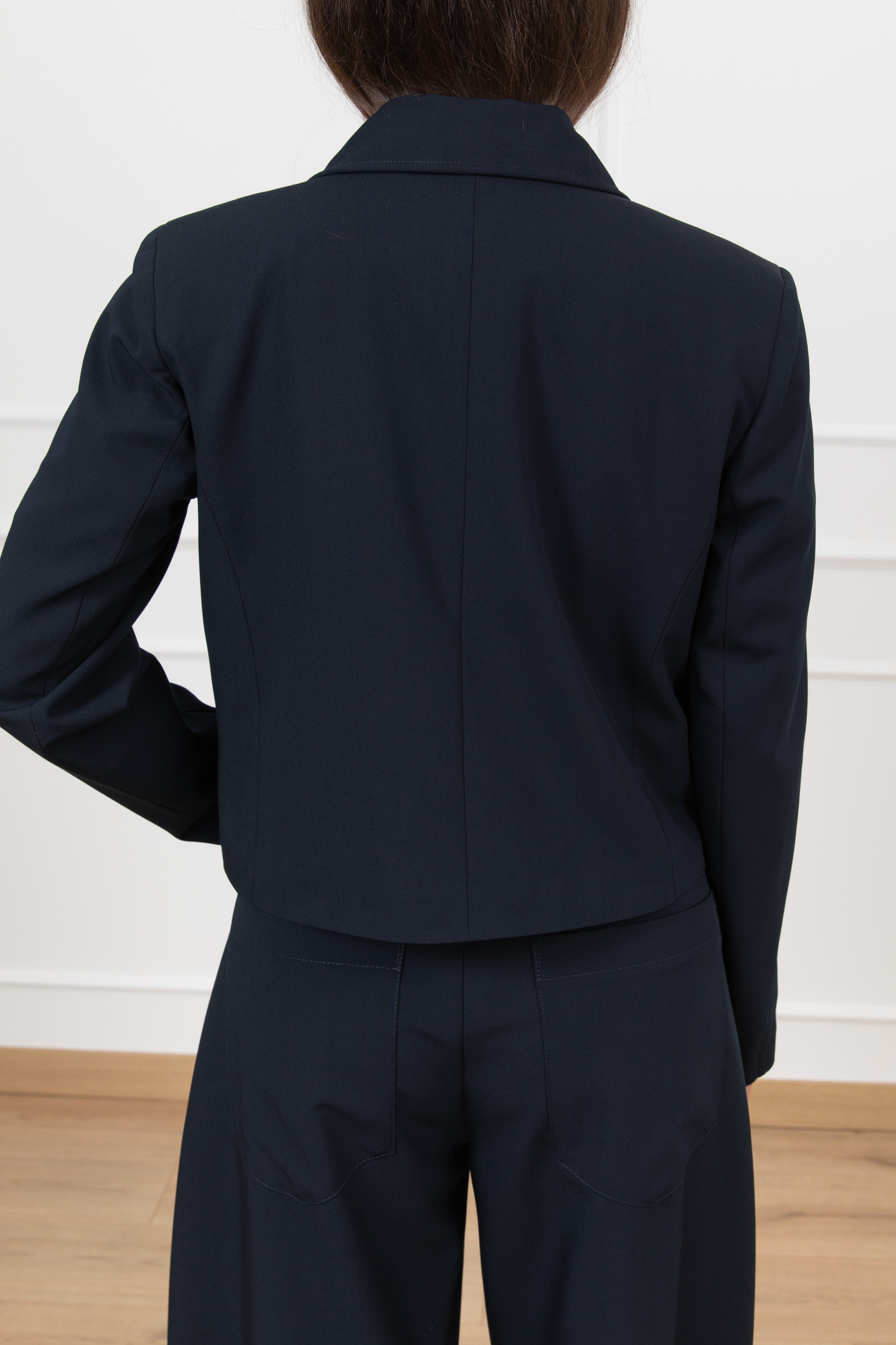 Giacca cropped 2 bottoni in poli-viscosa Tensione IN