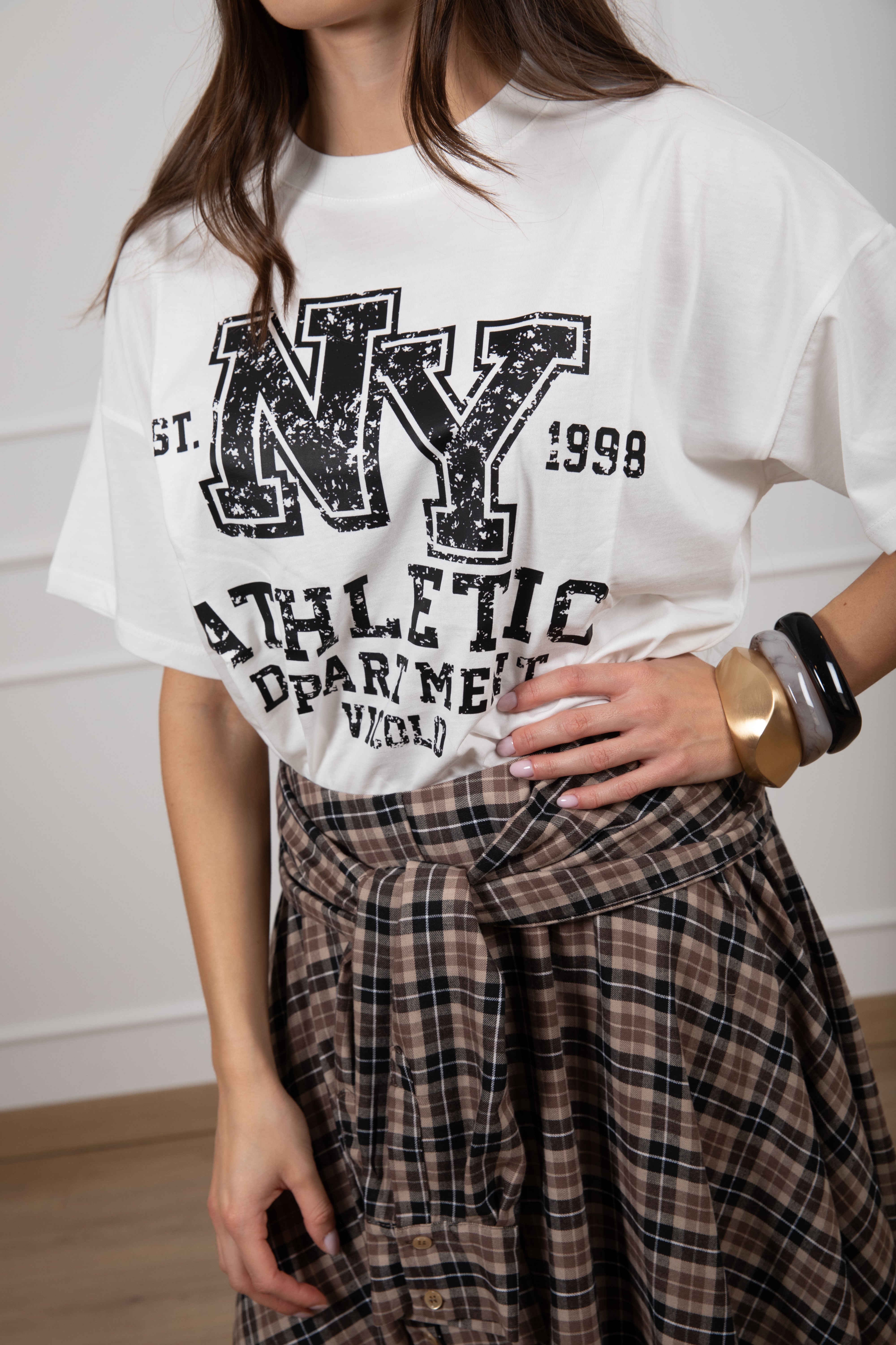 T-shirt over-size "NYC Athletic" ViCOLO