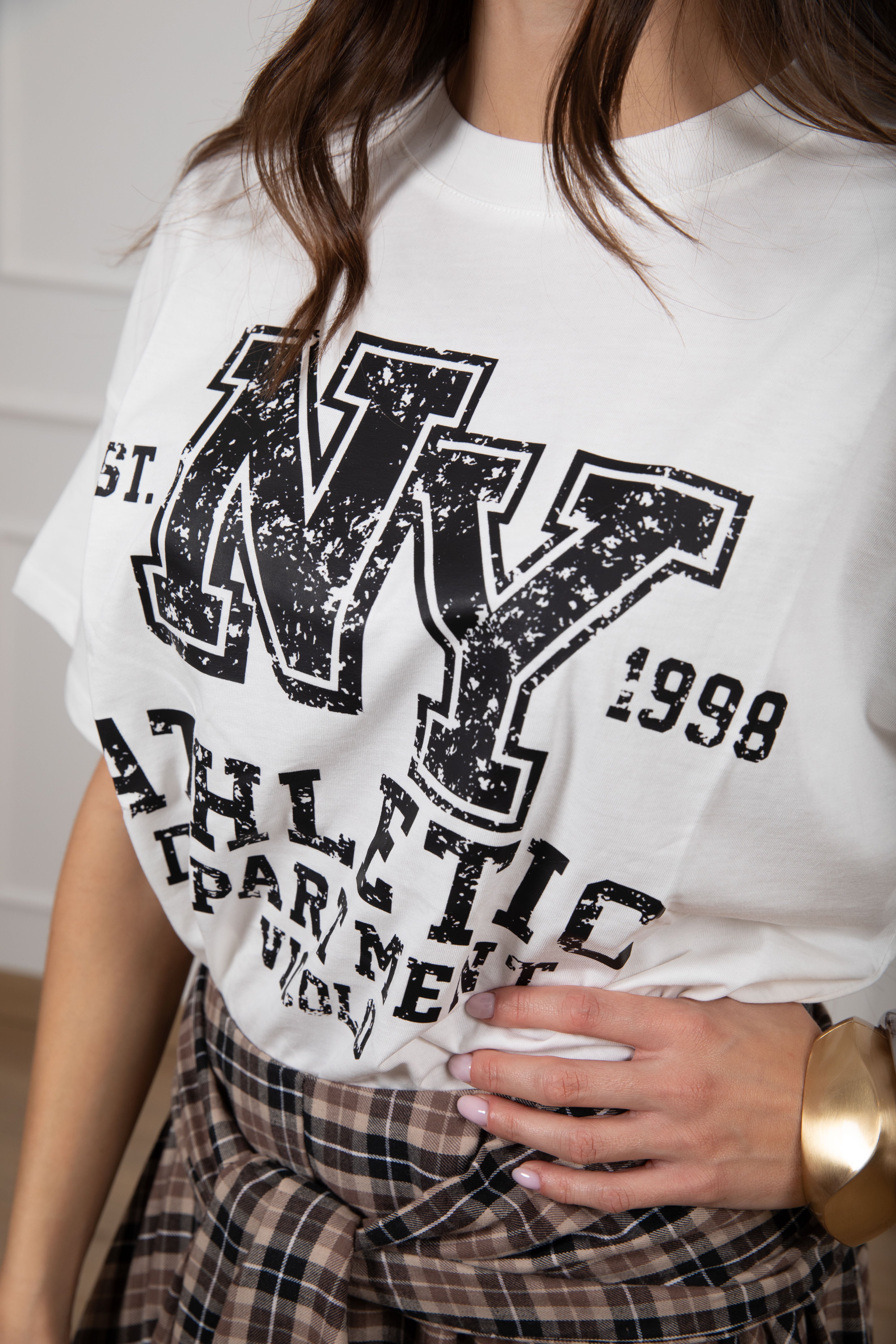 T-shirt over-size "NYC Athletic" ViCOLO