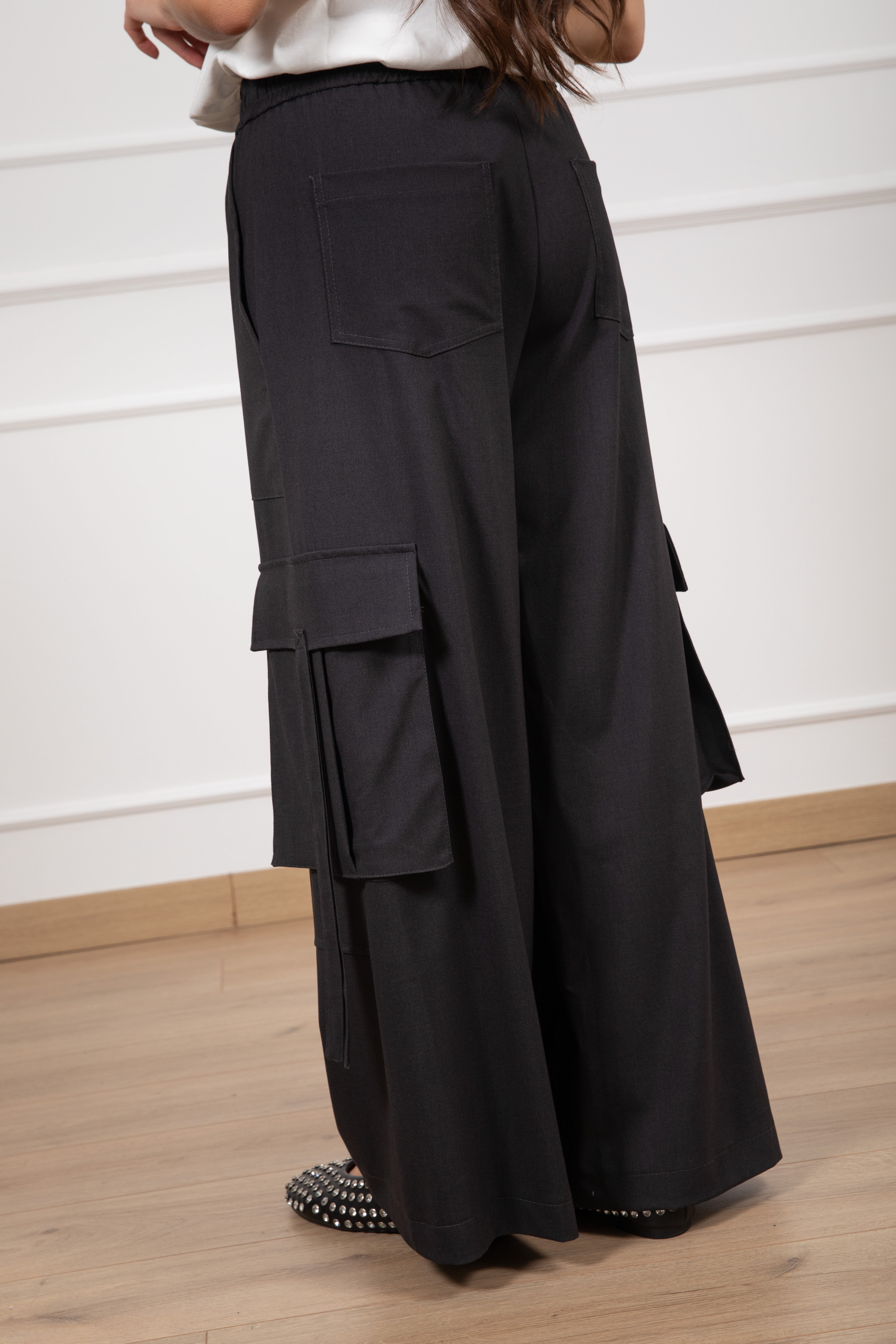 Pantalone cargo con gamba ampia Tensione IN