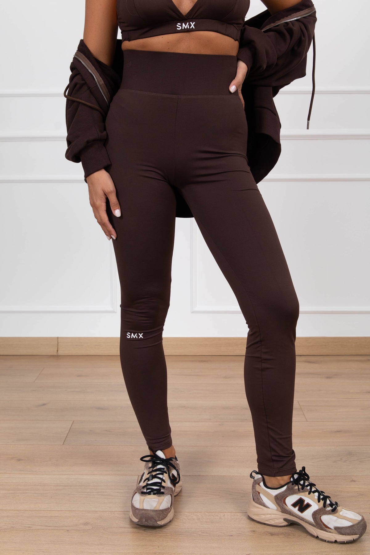 Leggings monogram variante cacao Susy Mix Fitness