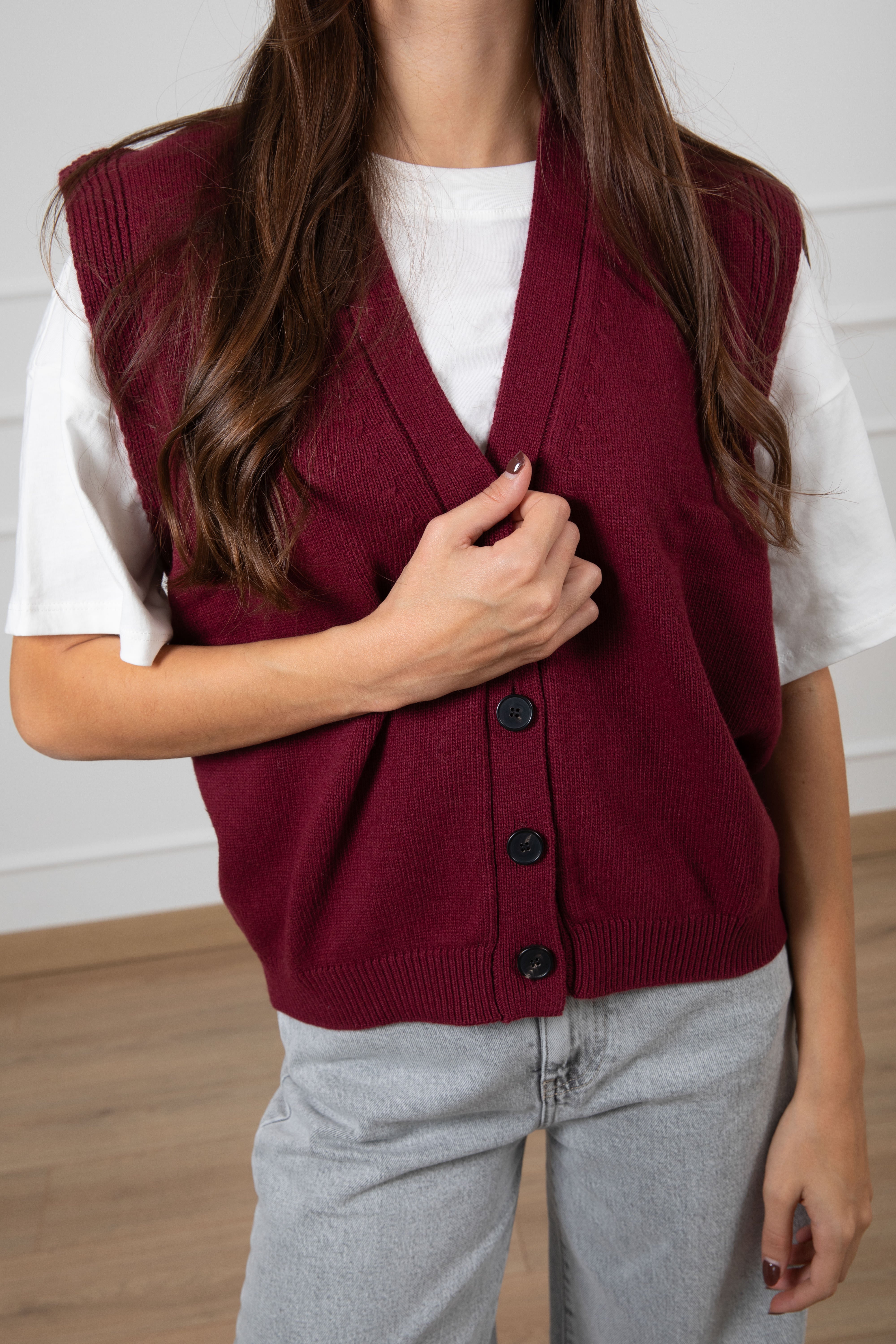 Gilet in lana e cashmere ViCOLO