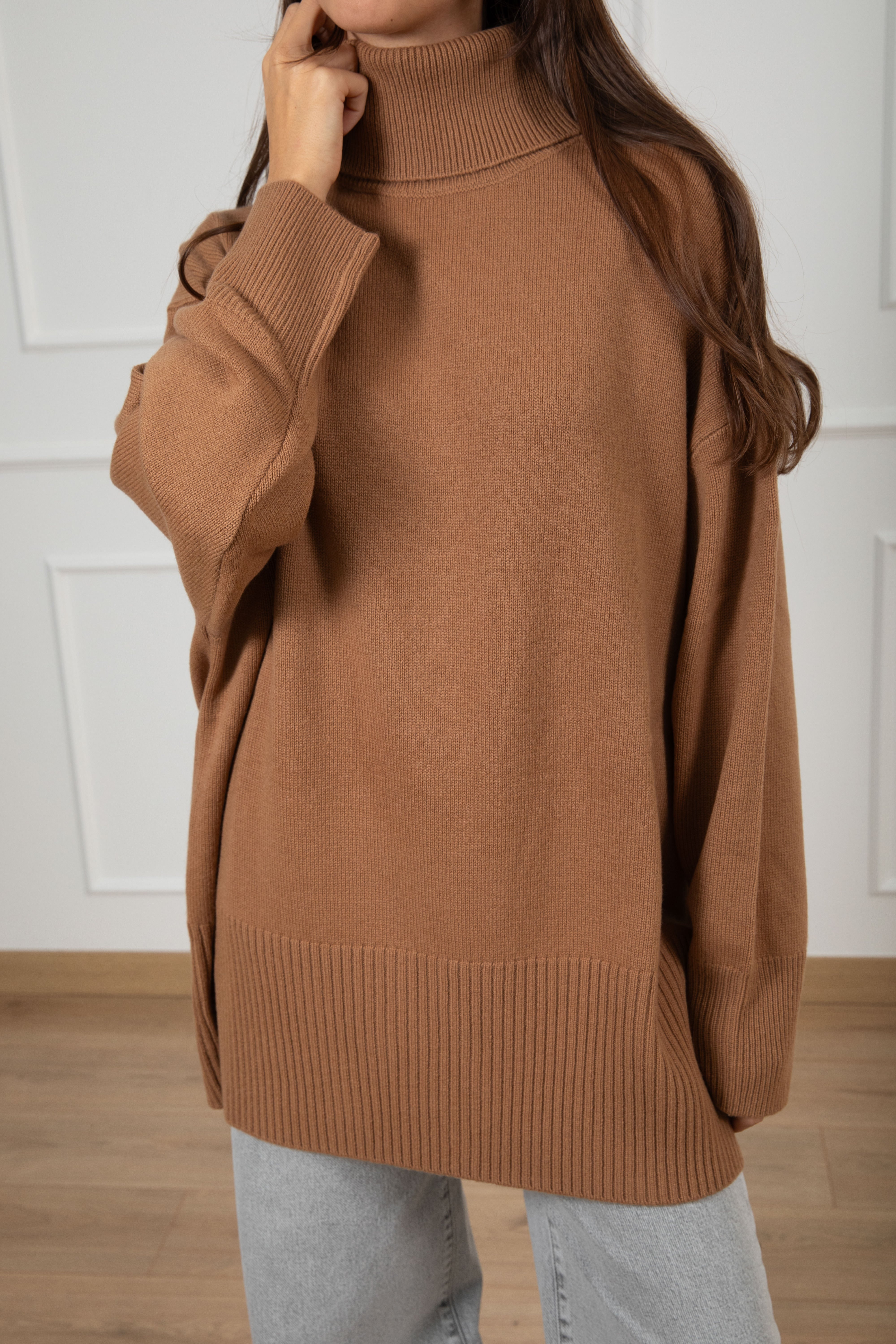 Maxi-pull a collo alto ViCOLO