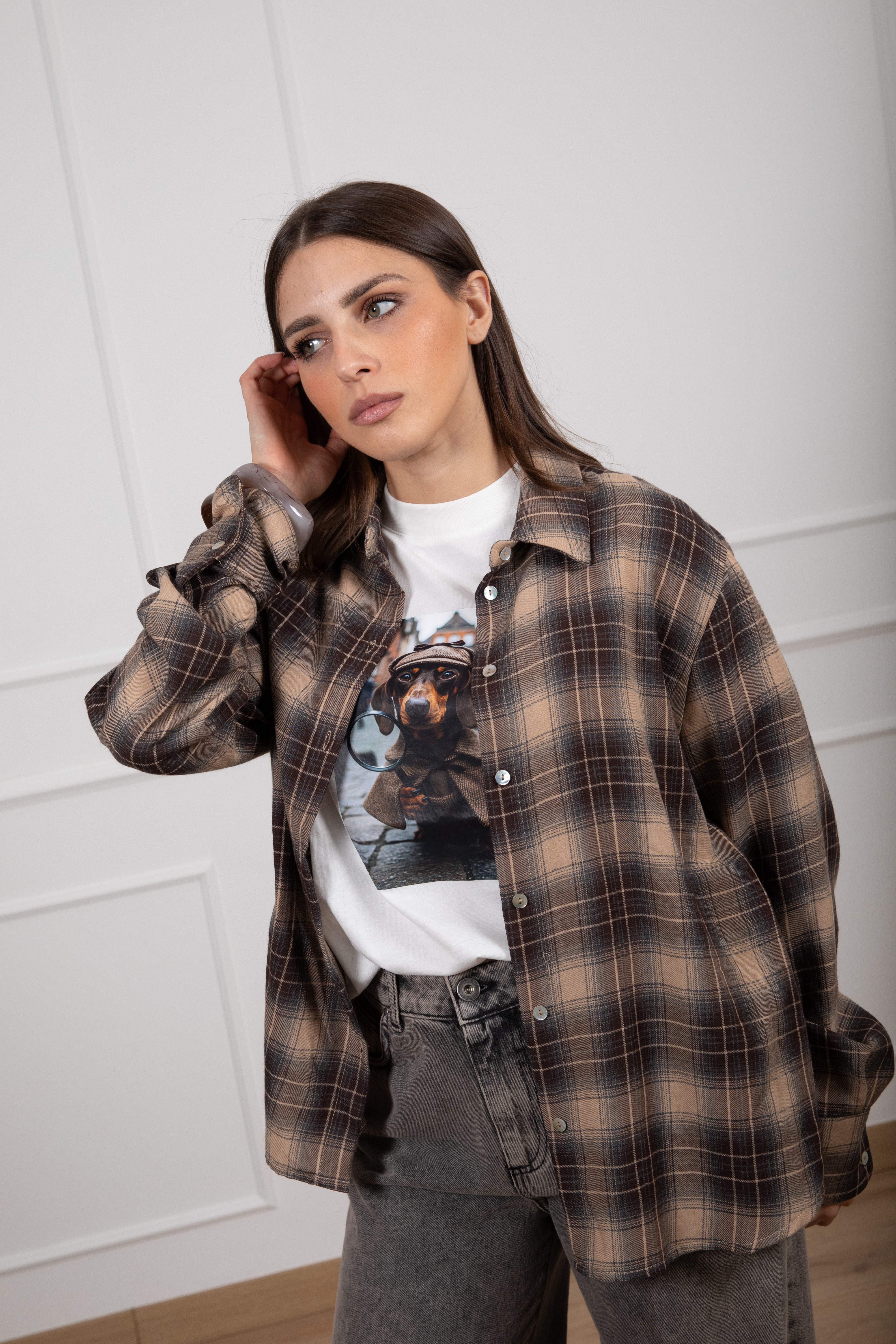 Camicia check moro Susy Mix