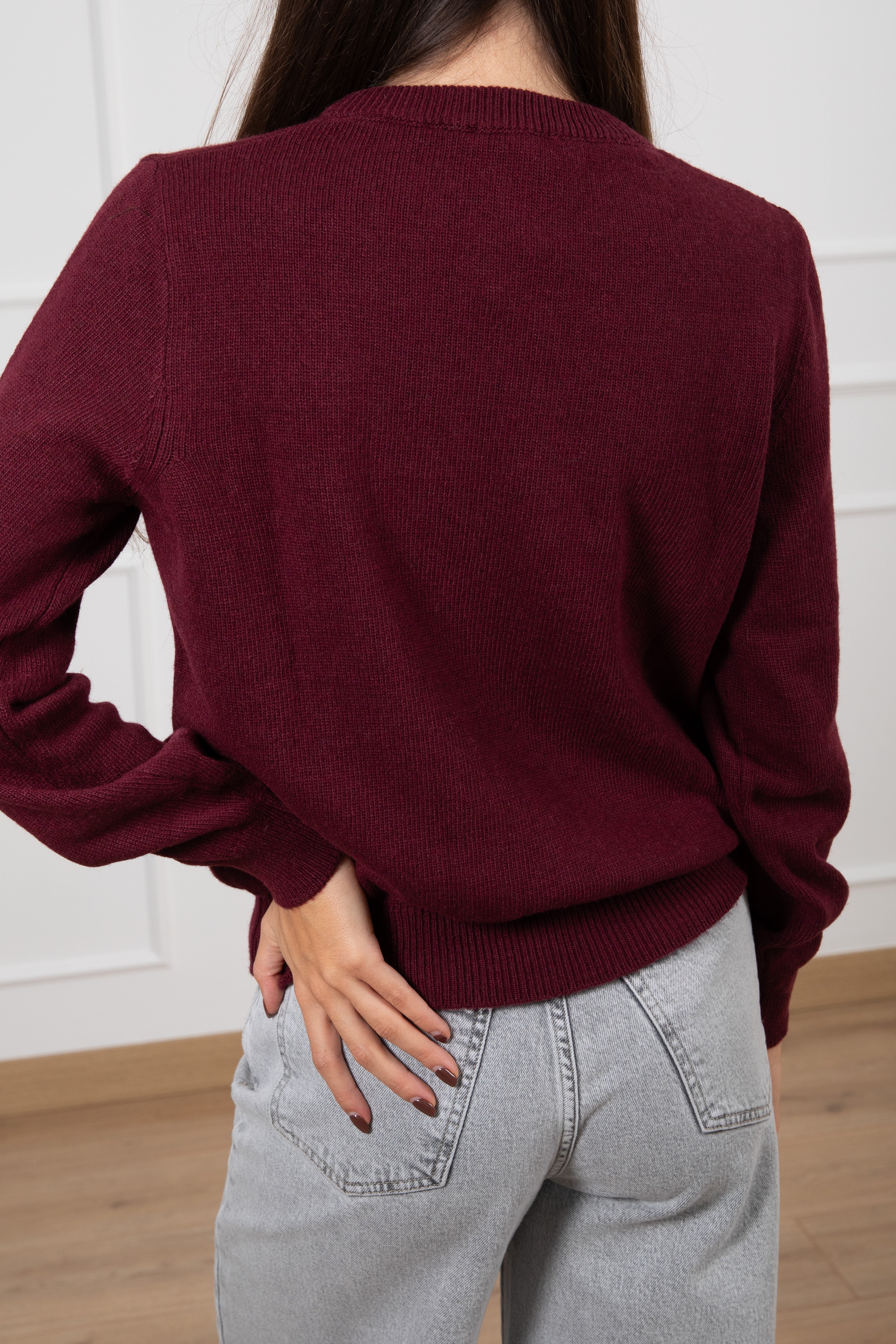 Pull girocollo con logo ViCOLO