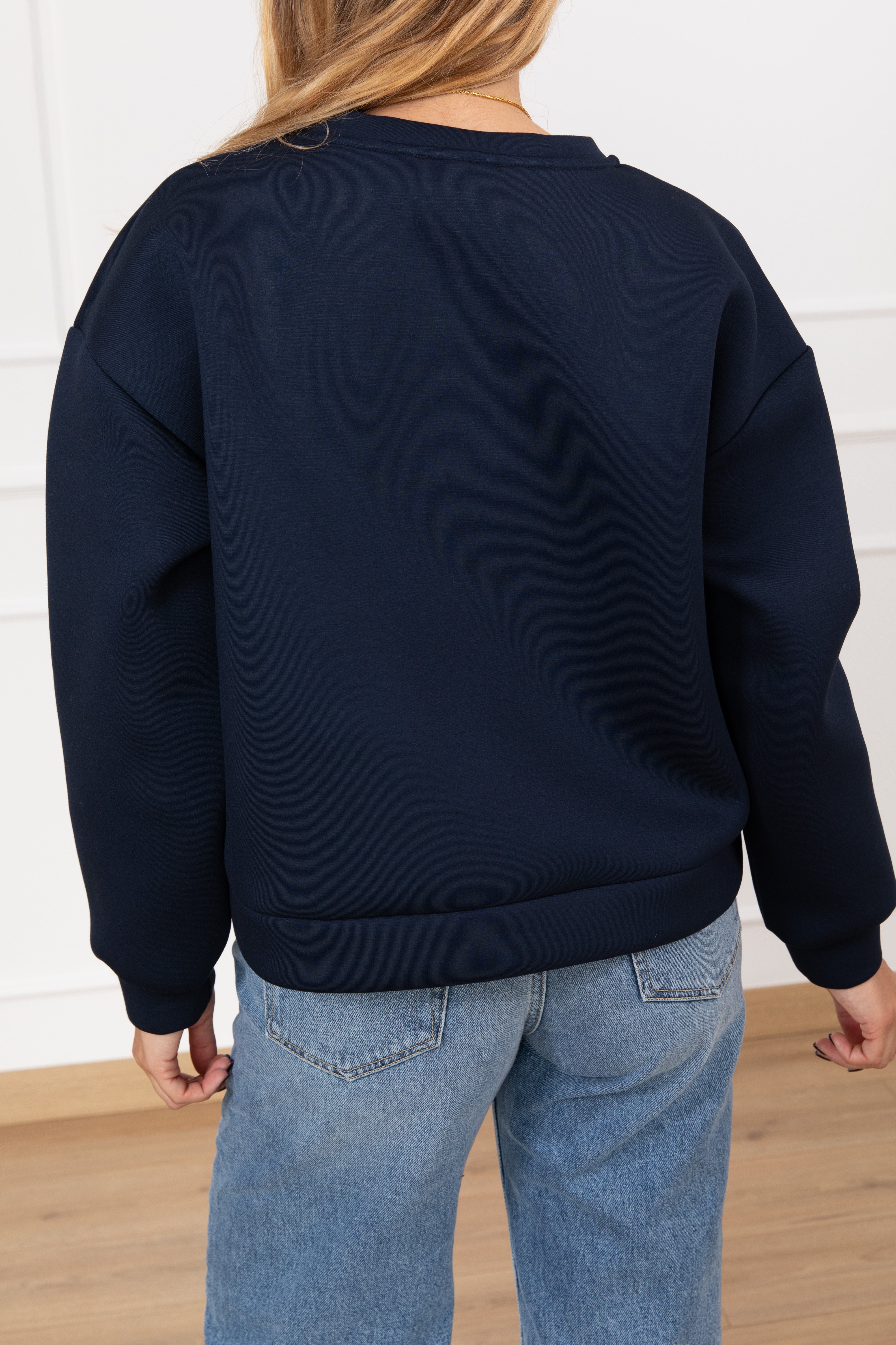 Felpa girocollo in neoprene ViCOLO