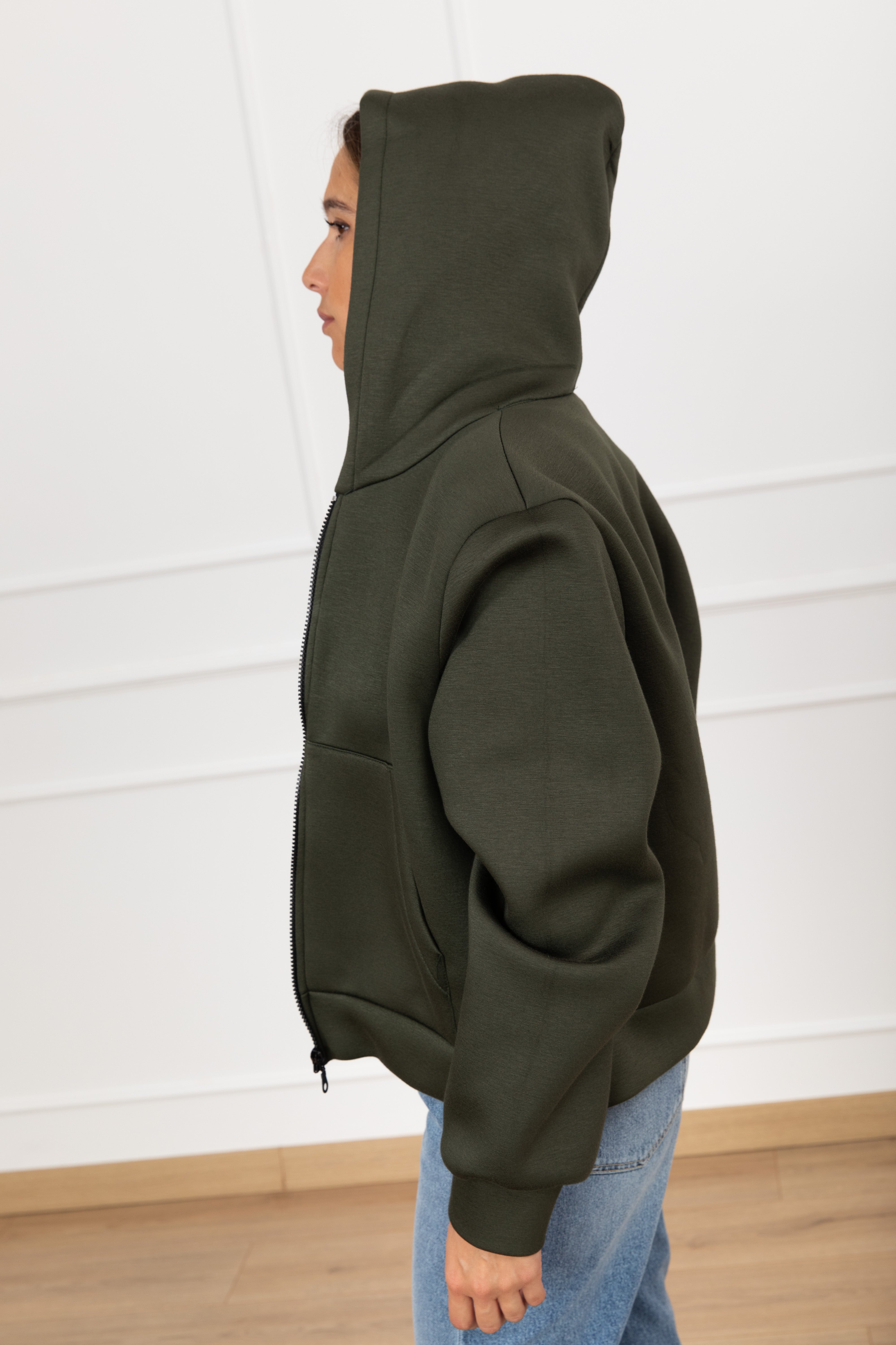 Felpa con cappuccio in neoprene ViCOLO