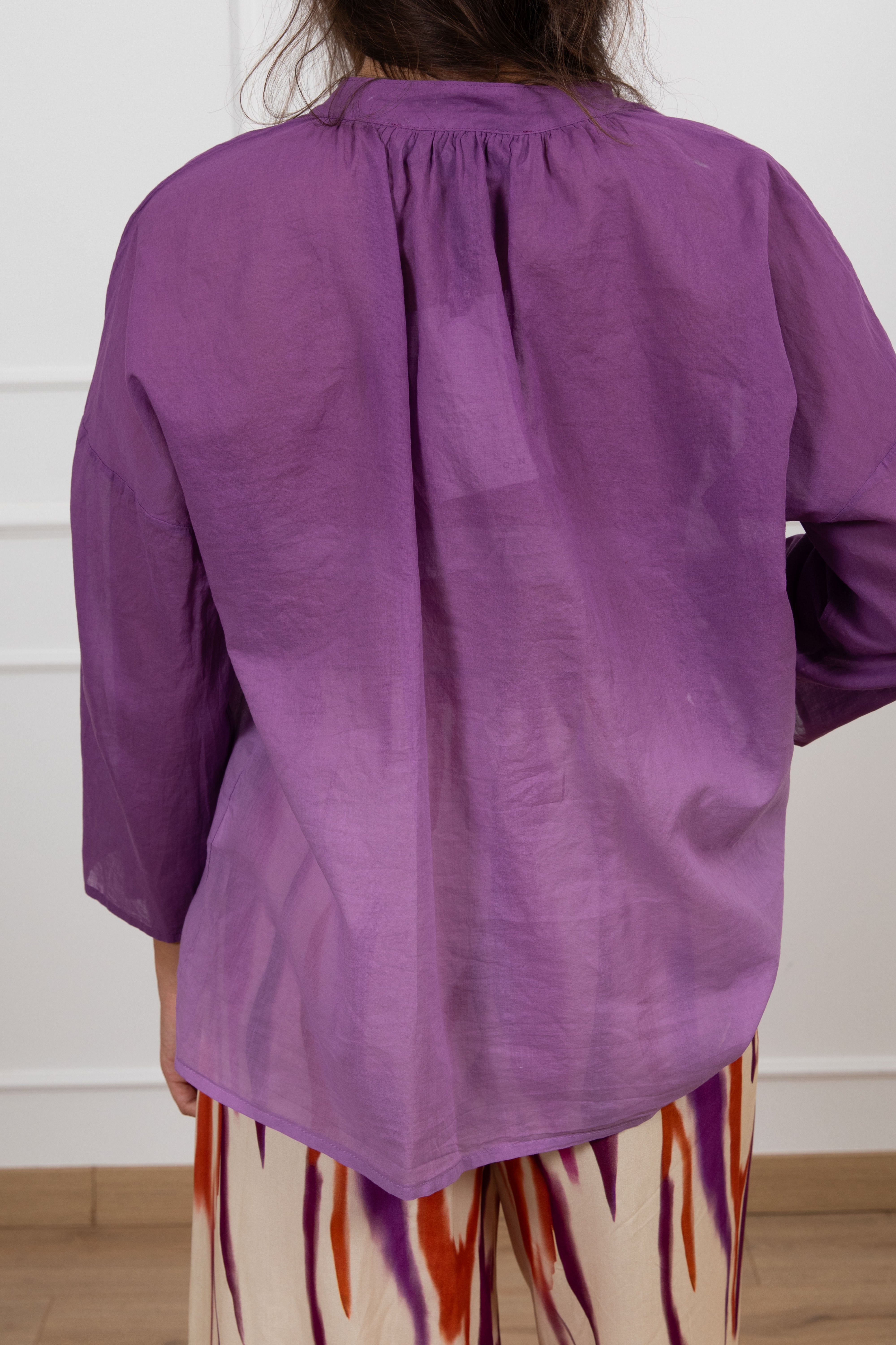 Camicia sfumata in mussola Haveone
