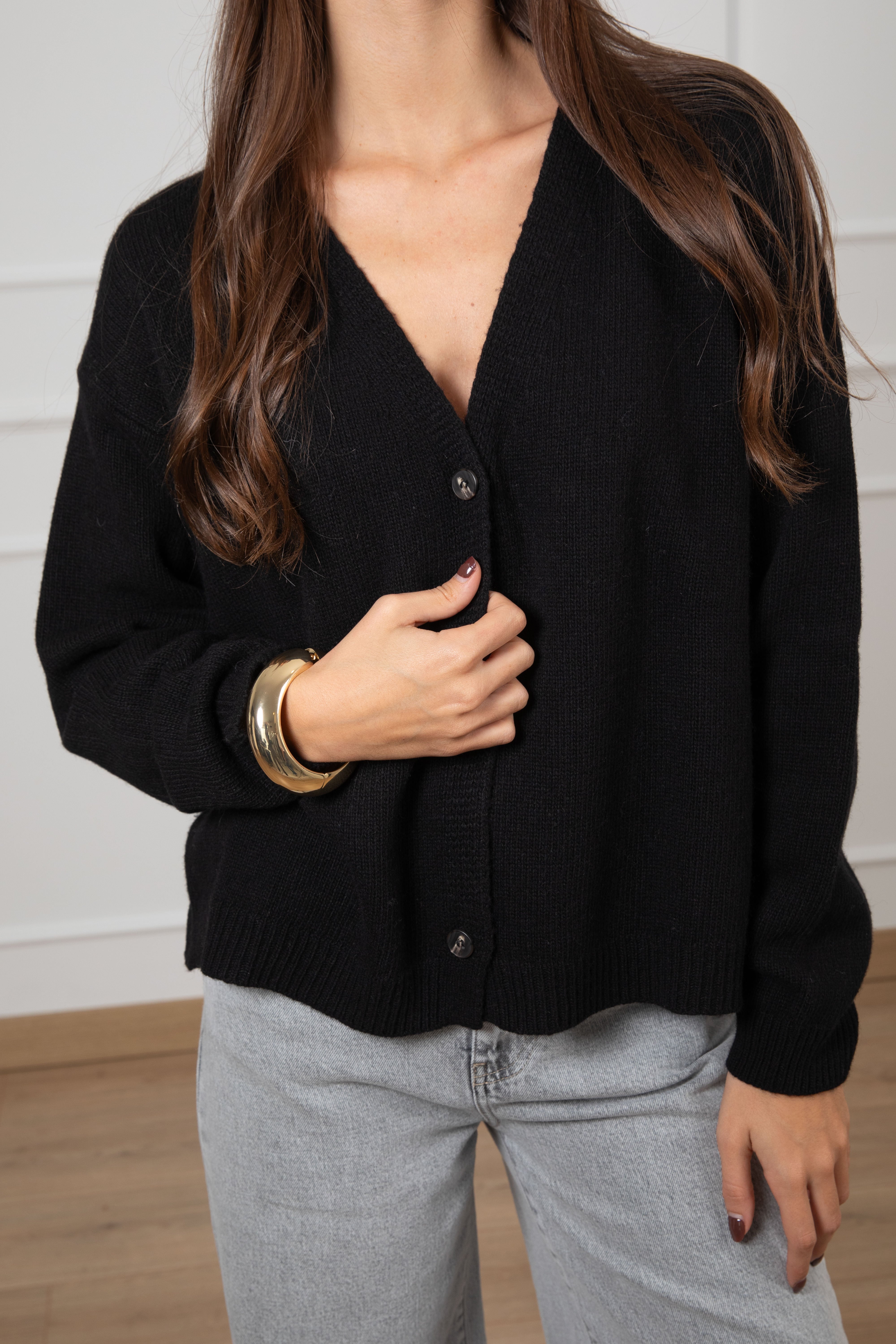 Cardigan in lana e cashmere Tensione IN