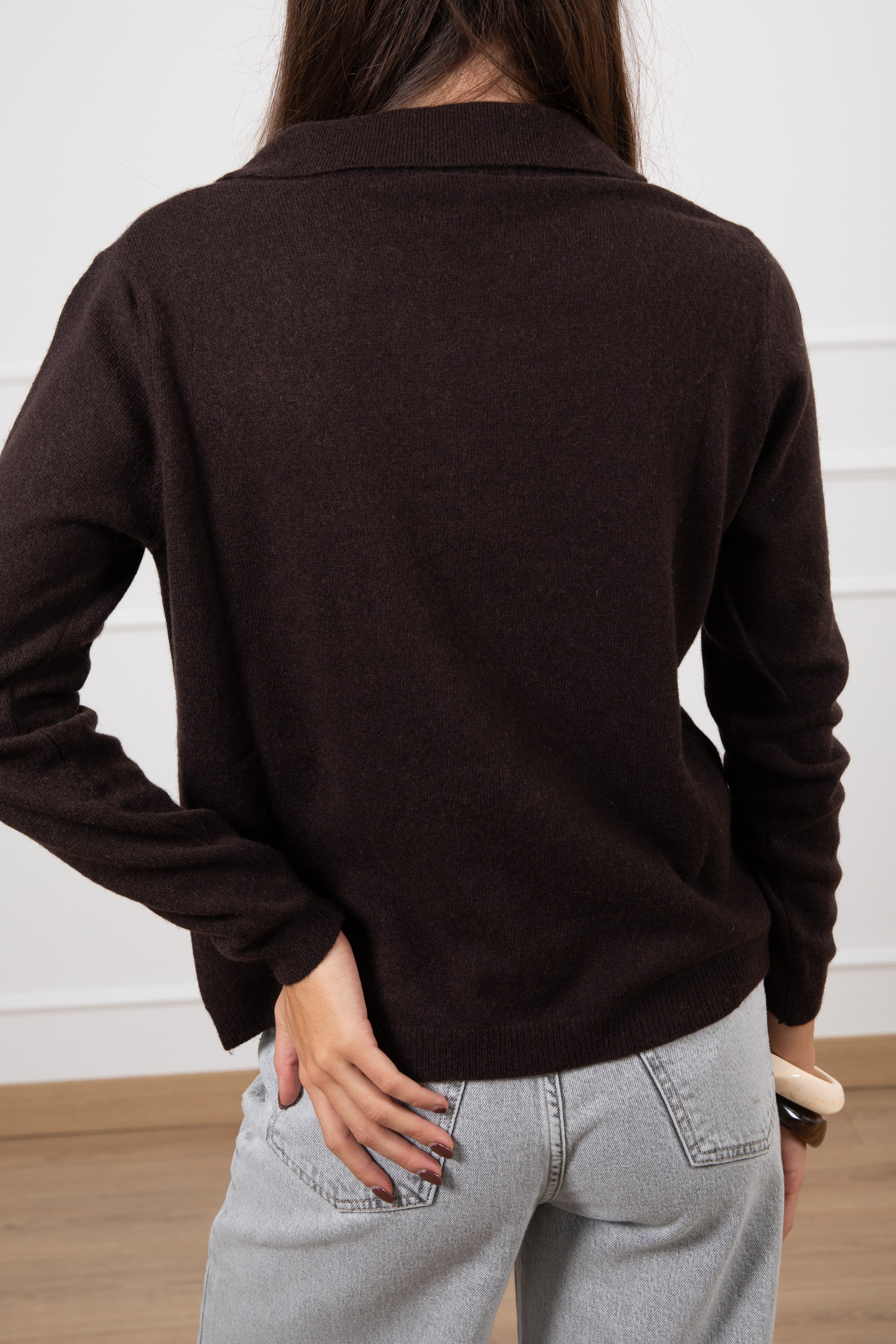 Polo in lana e cashmere Susy Mix