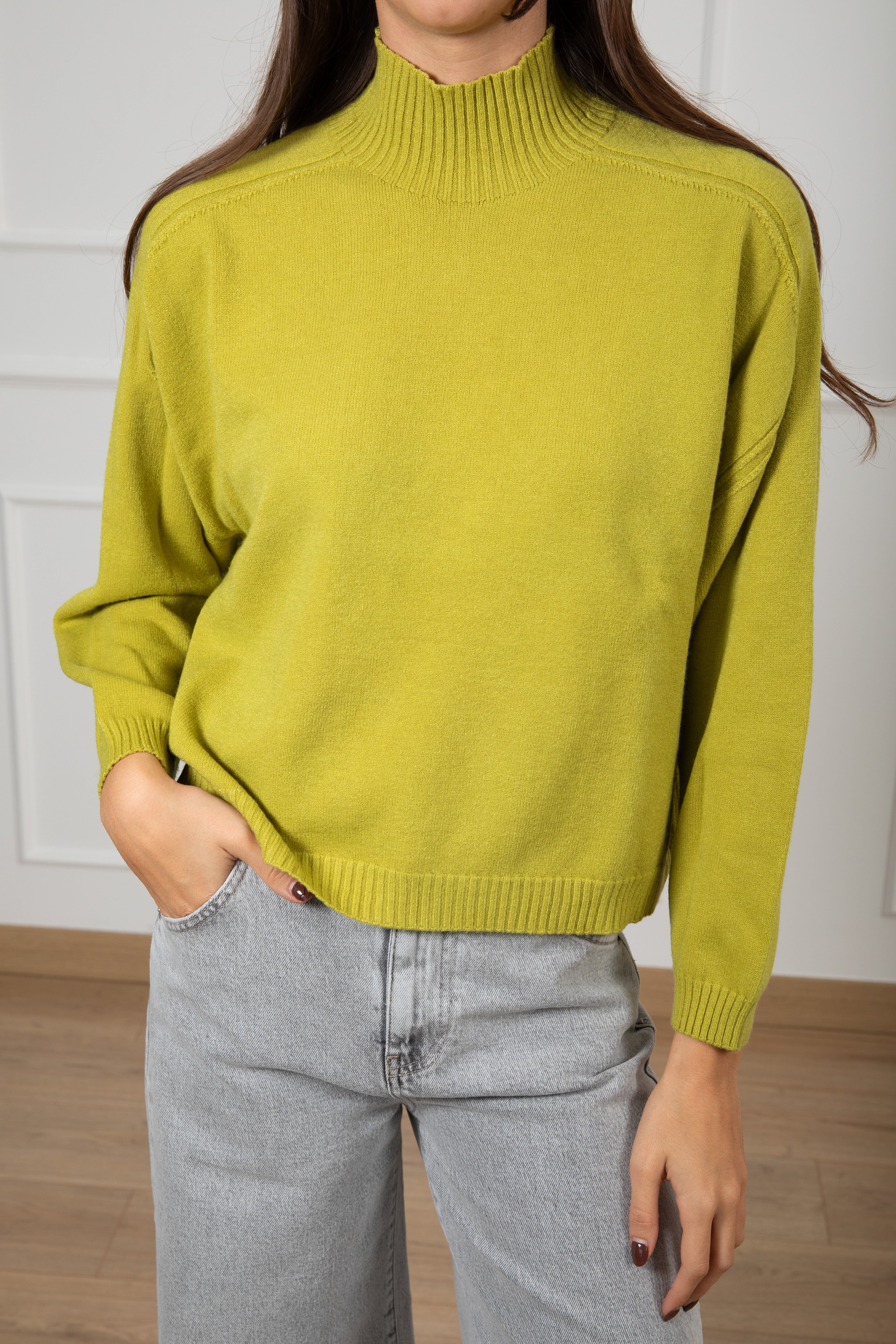 Pull mezzo collo a scatoletta ViCOLO