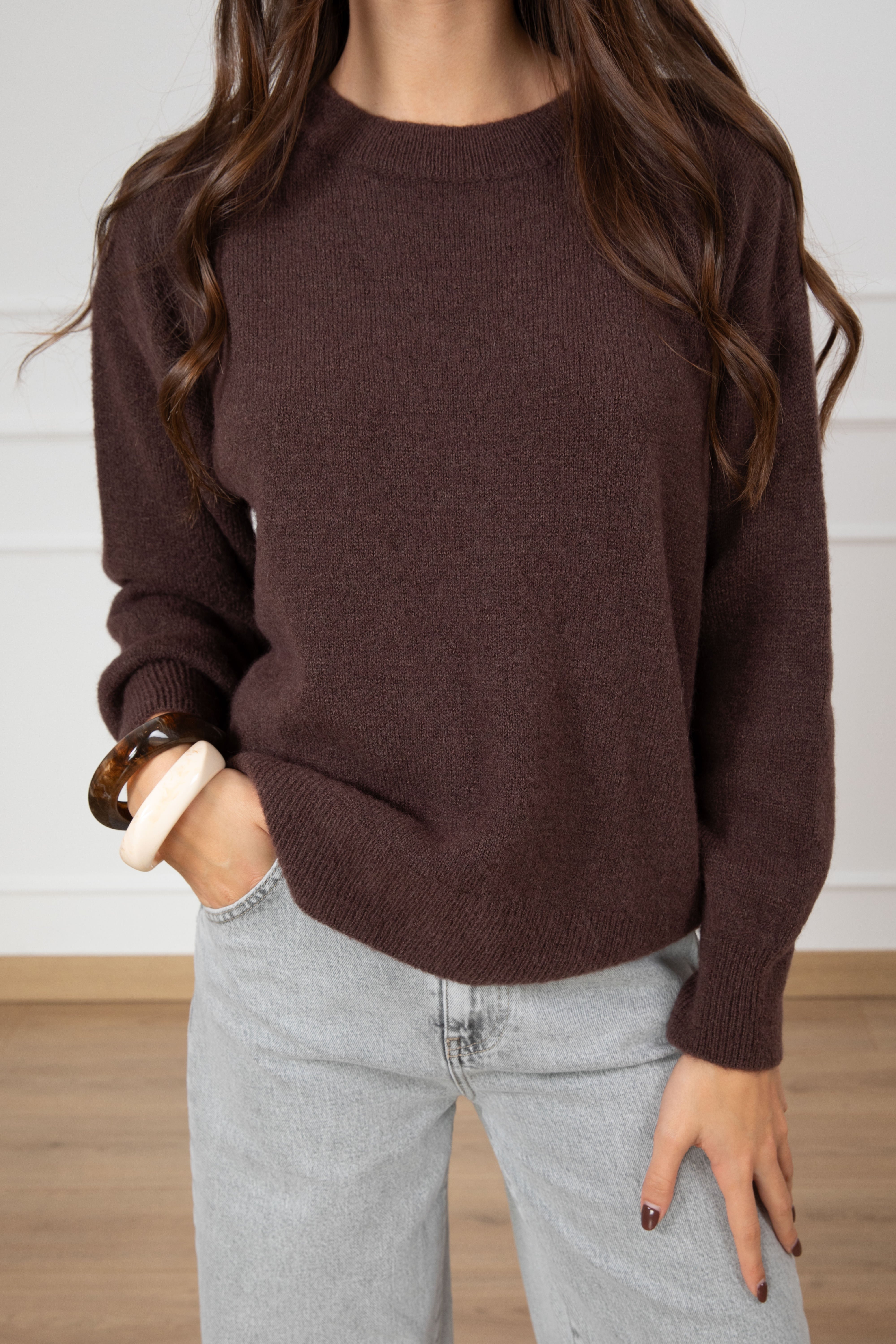 Pull in mohair con cut-out sulla schiena Dixie