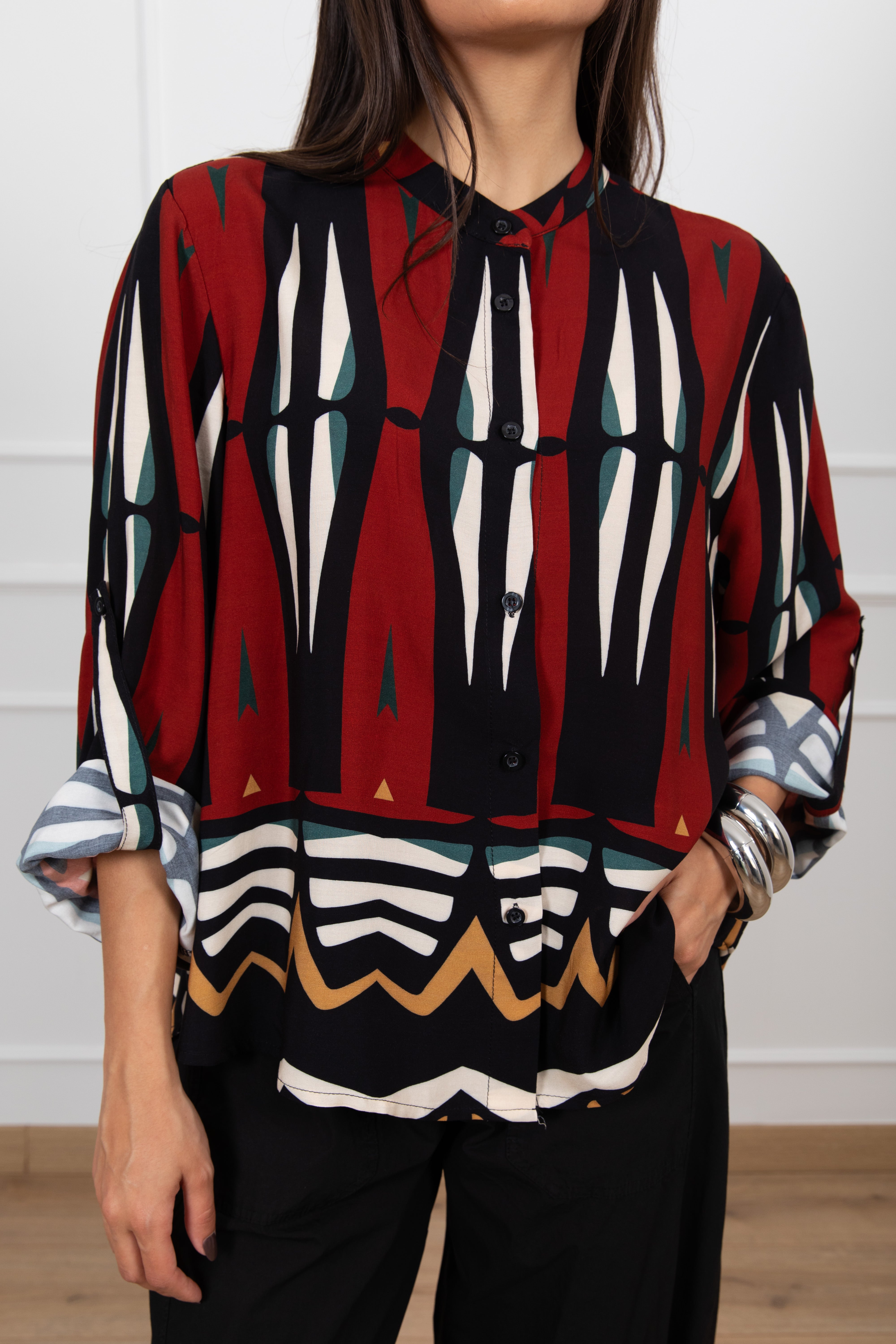 Camicia fantasia tribale Haveone