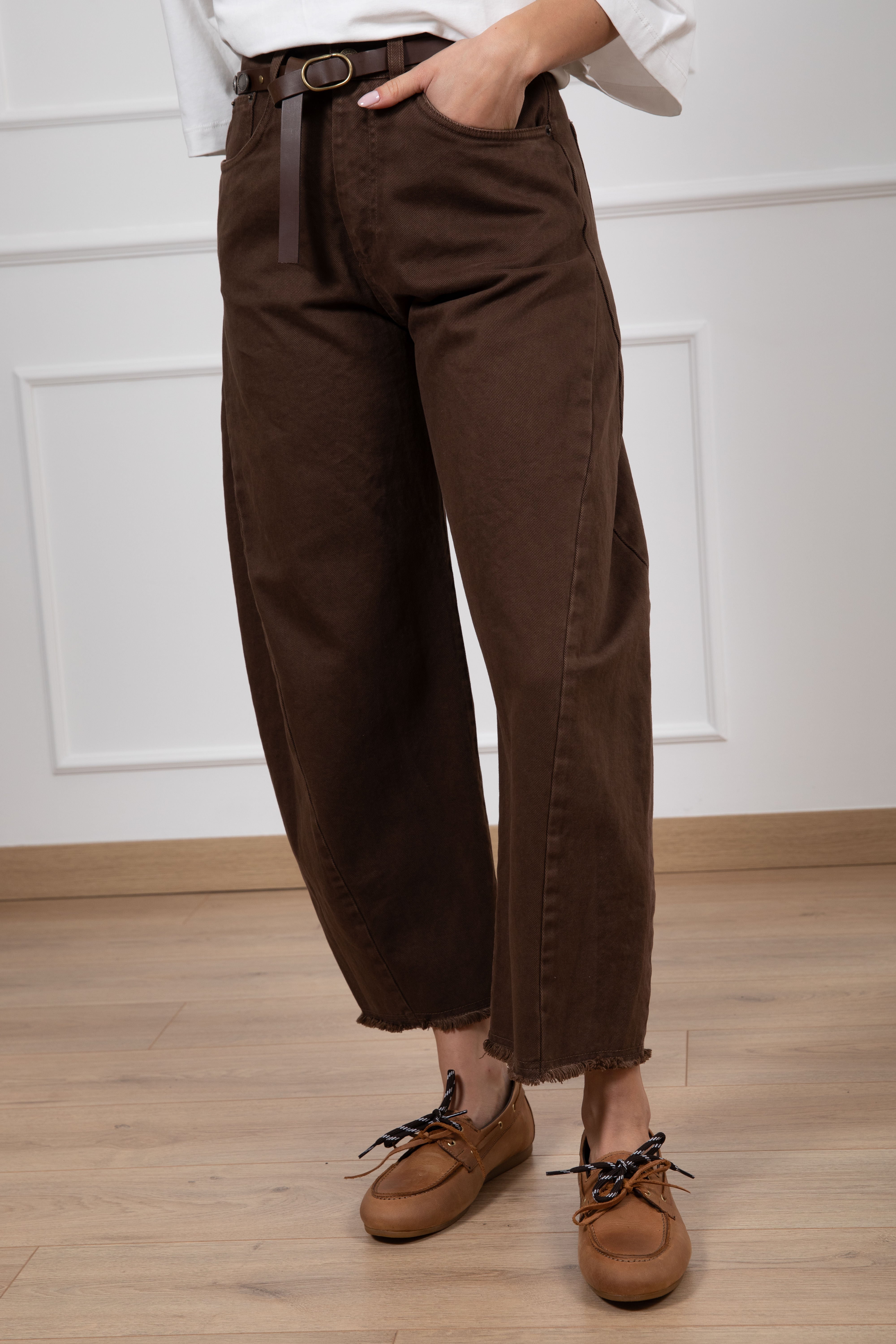 Jeans carrot-fit color Tensione IN