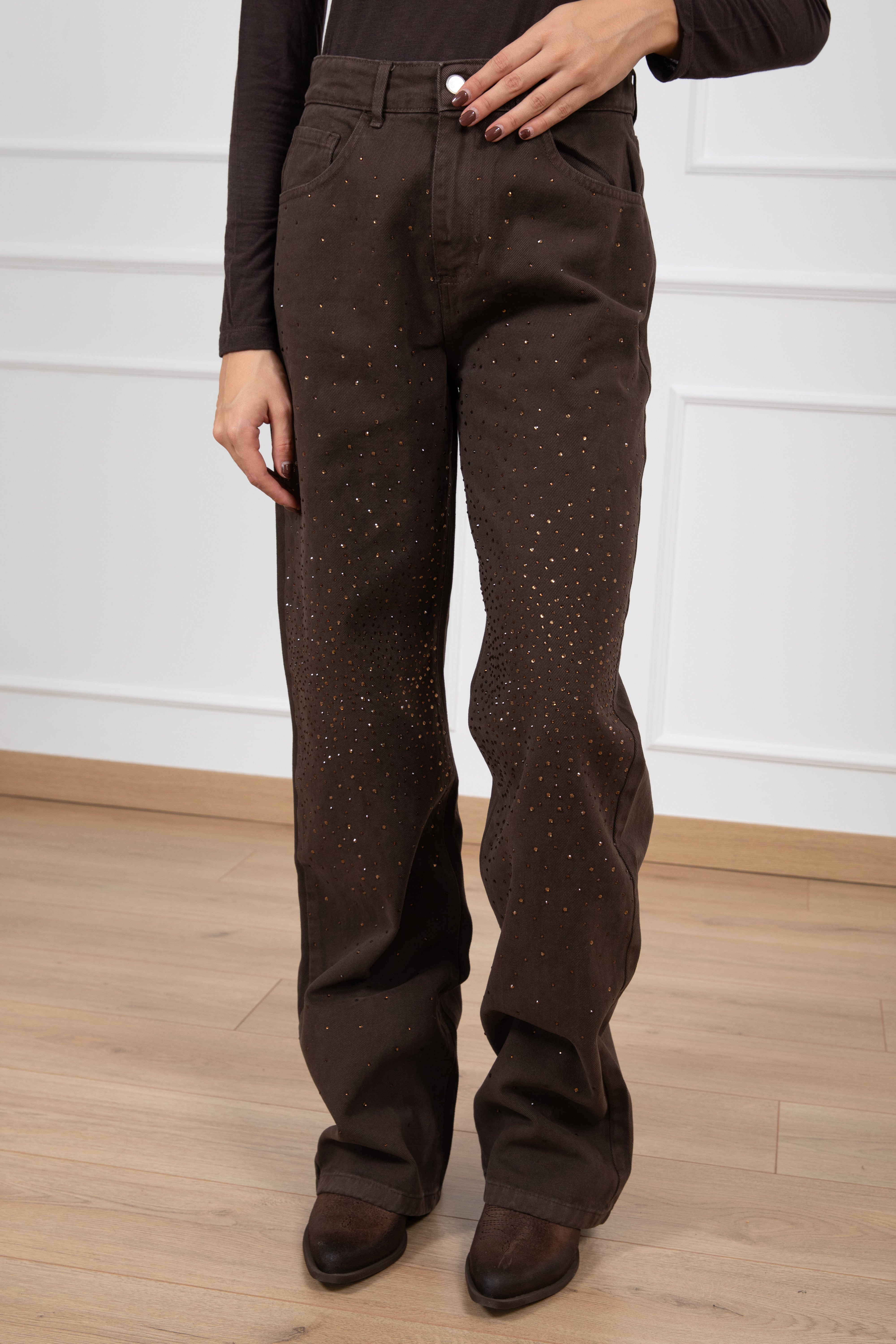 Jeans moro con strass Susy Mix