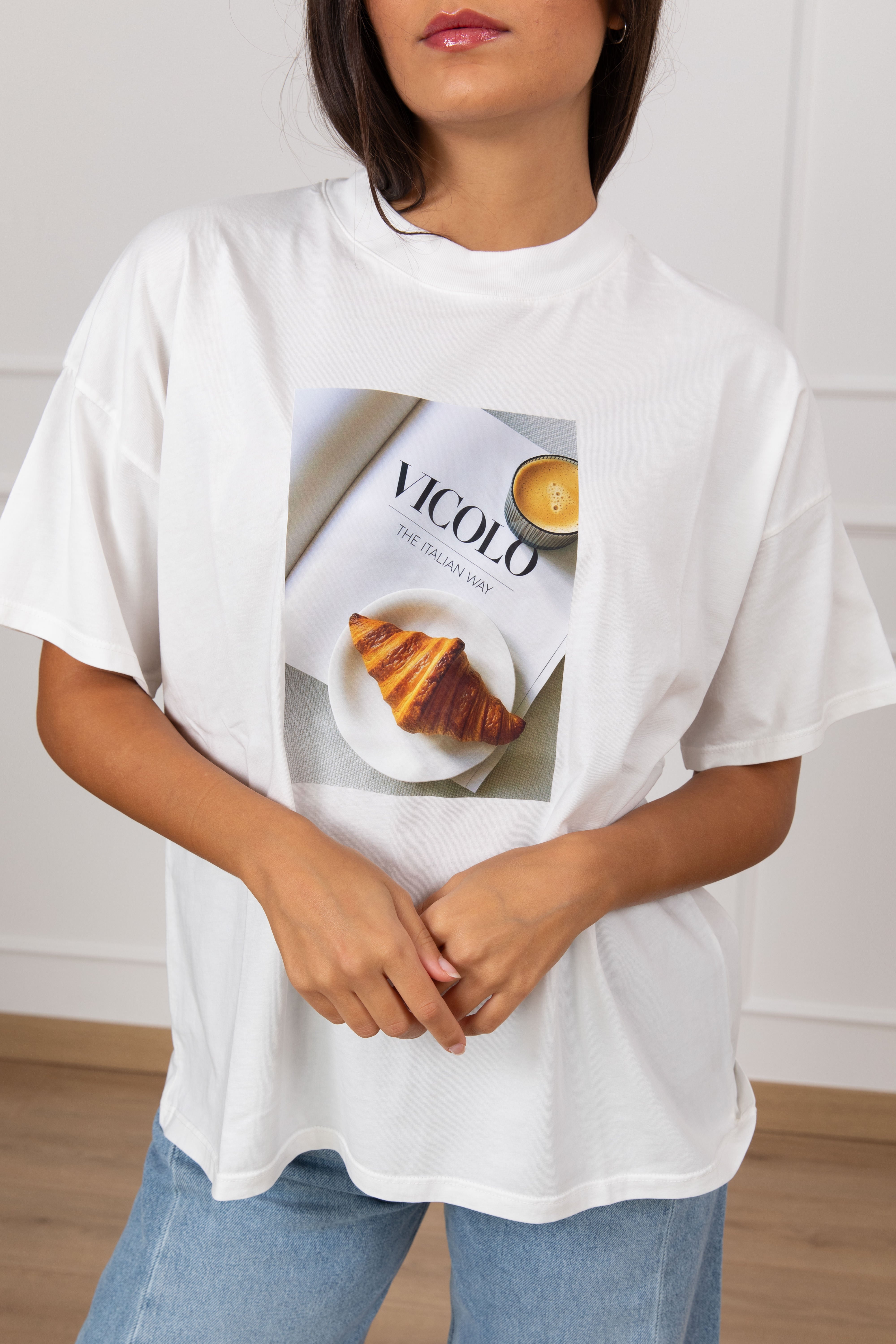 T-shirt over-size "The italian way" ViCOLO