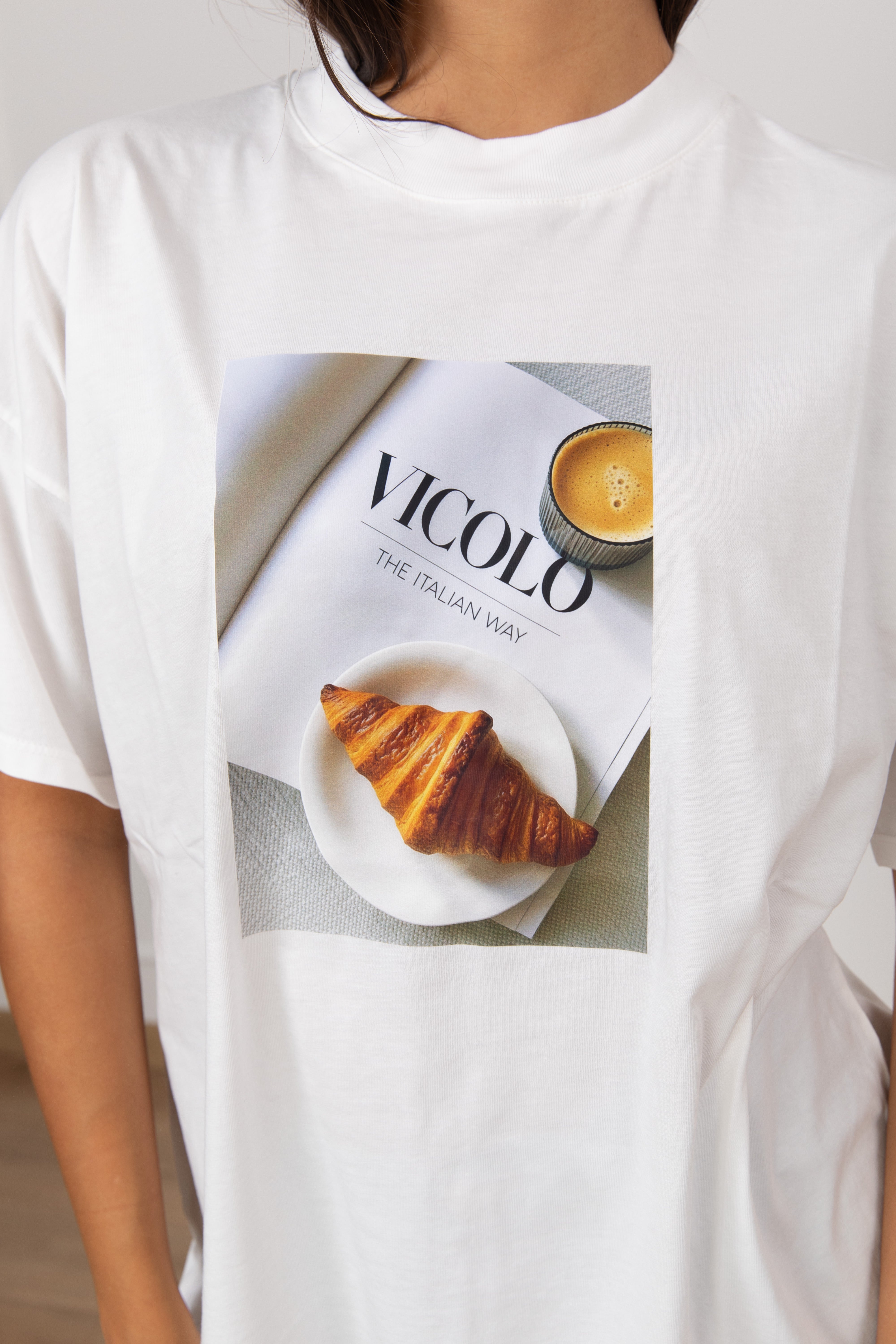 T-shirt over-size "The italian way" ViCOLO