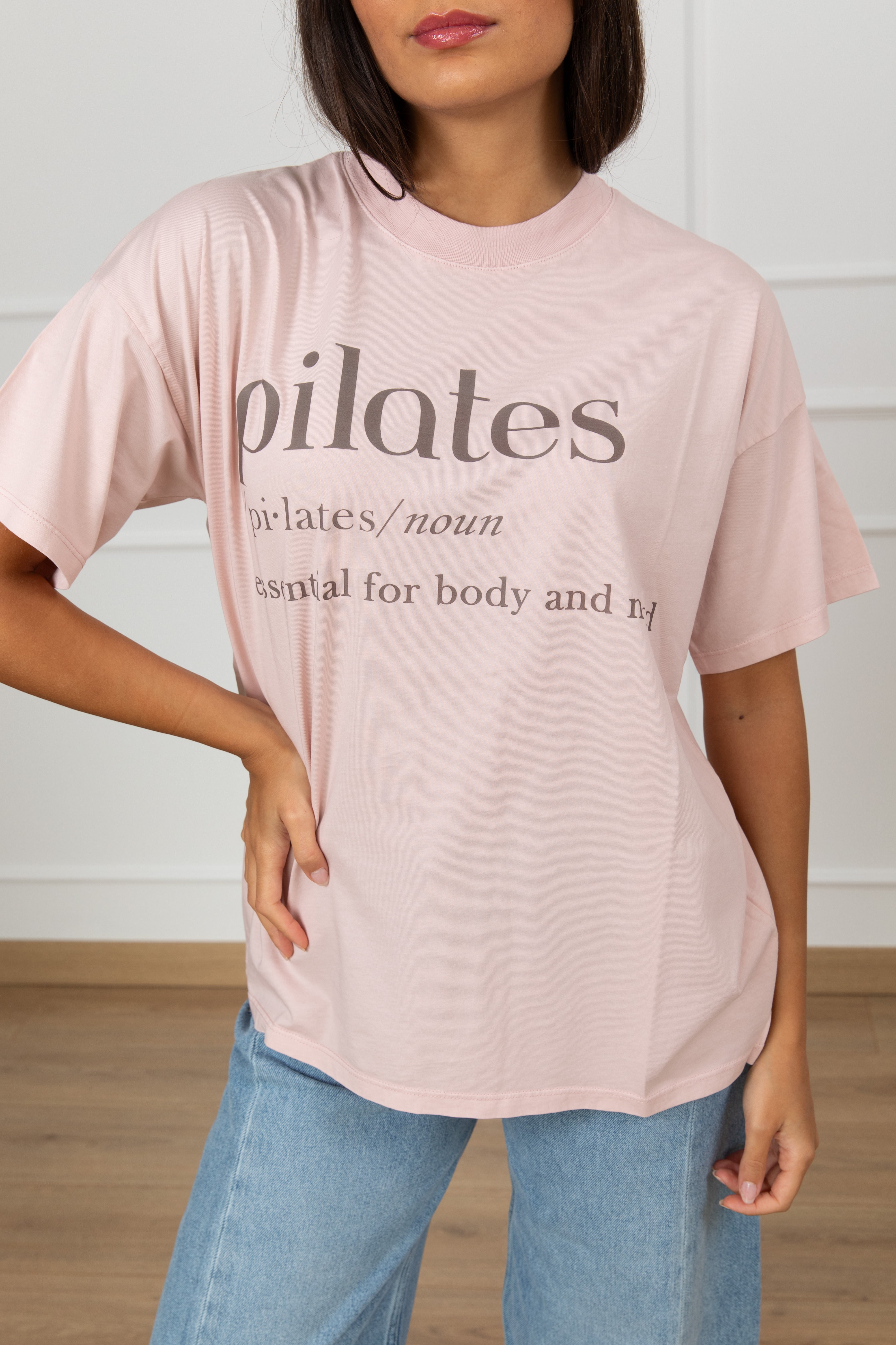 T-shirt over-size "Pilates" ViCOLO