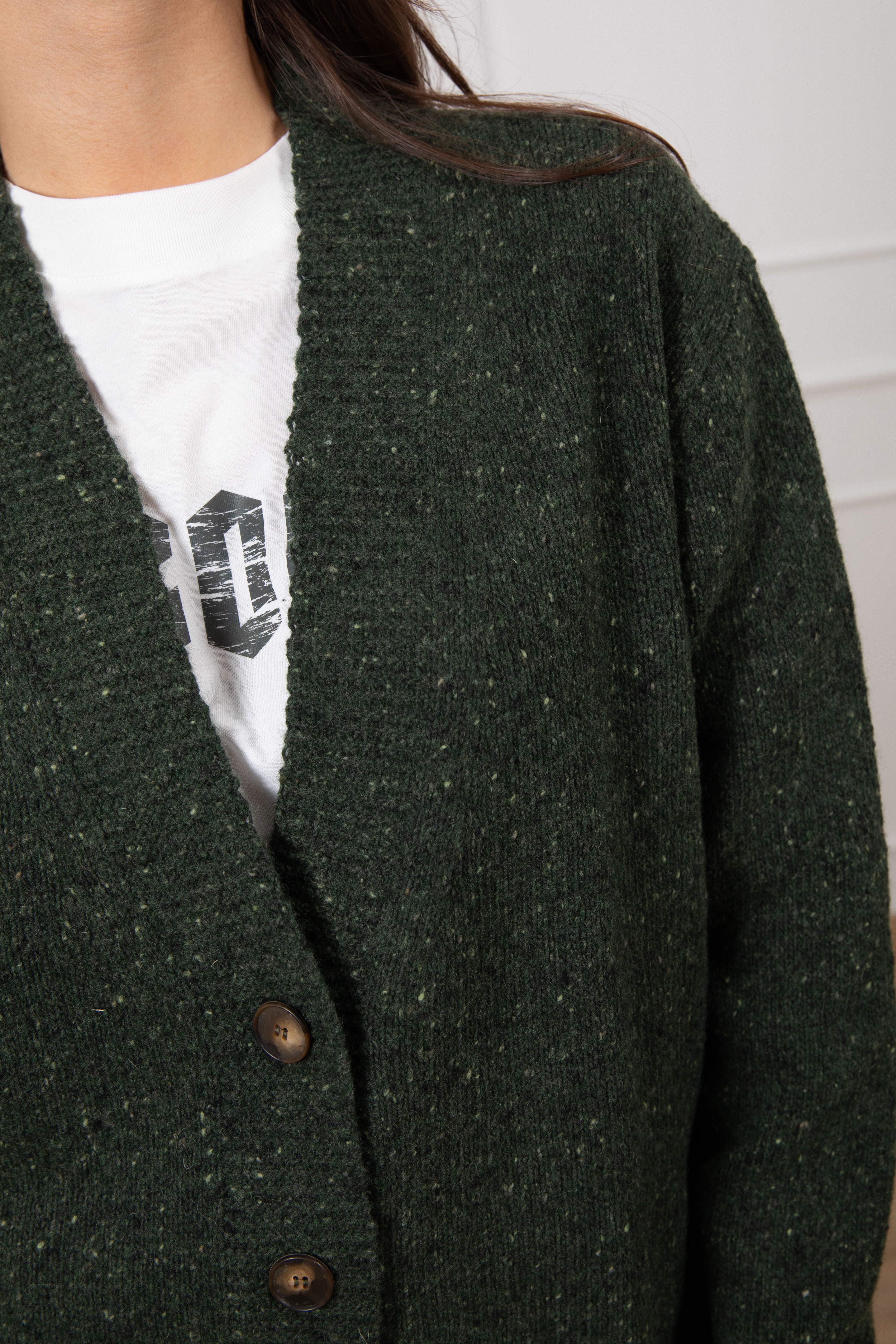 Cardigan in maglia melange Dixie