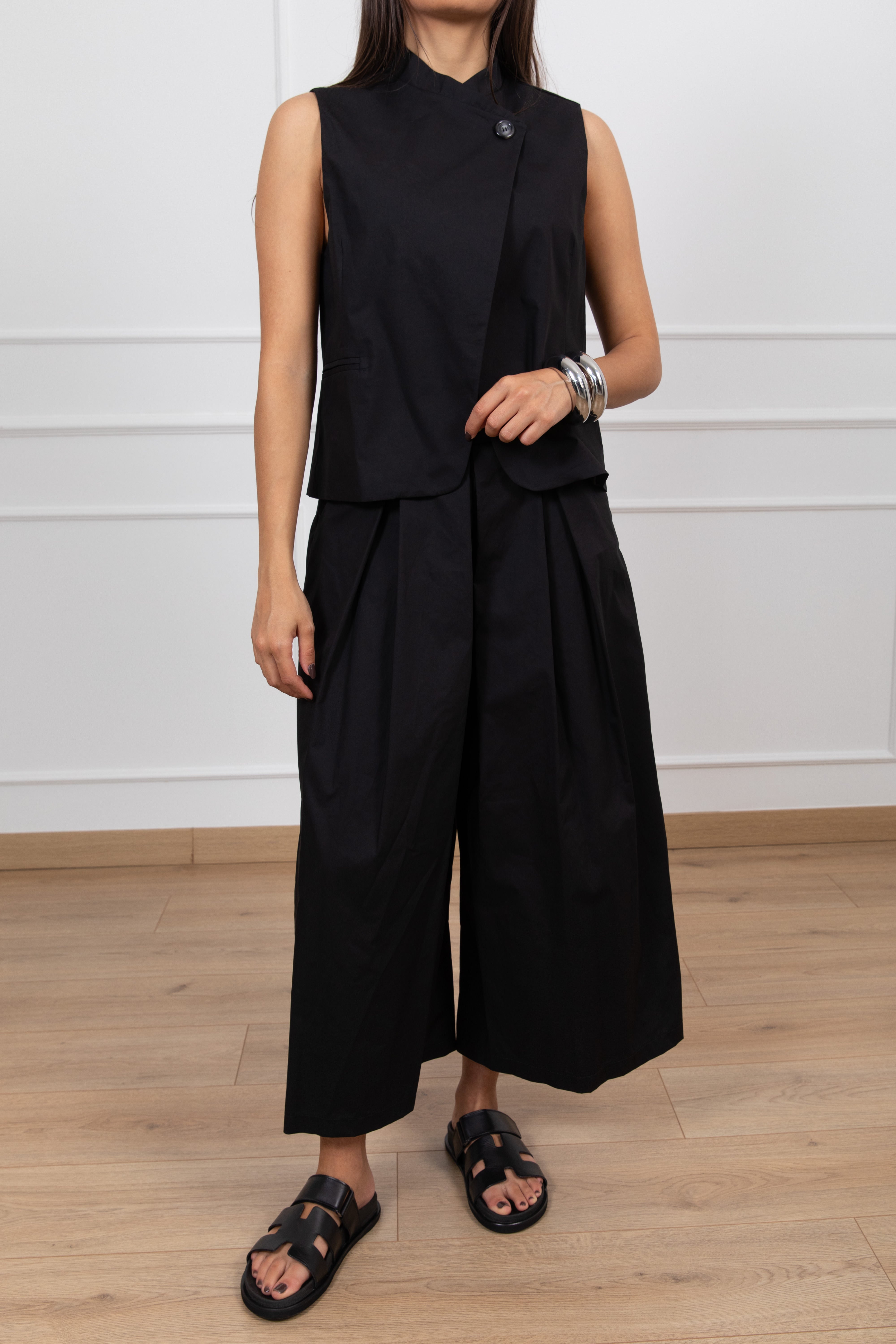 Coordinato gilet e pantalone 3/4 ViCOLO