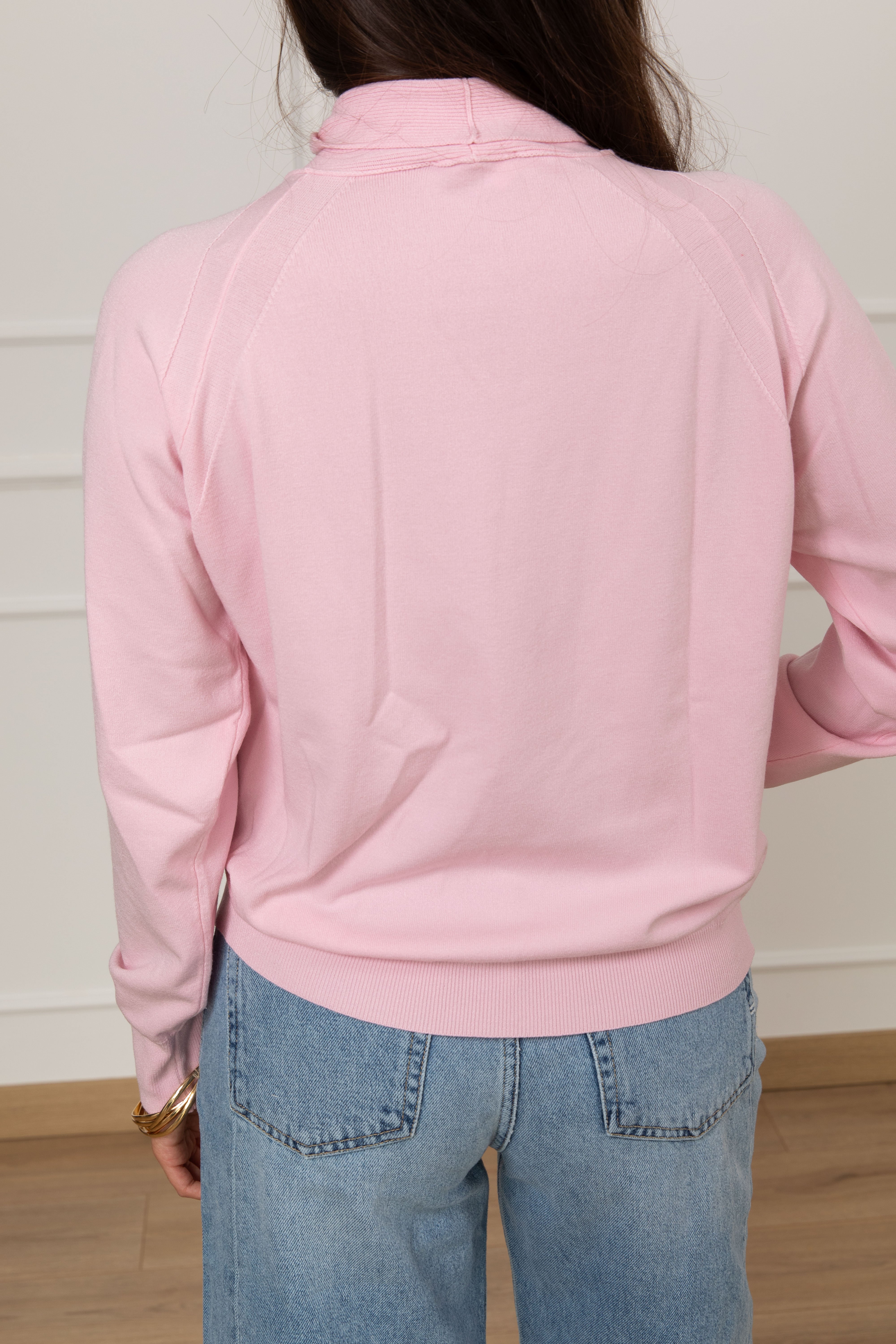 Maglia in viscosa con fiocco ViCOLO