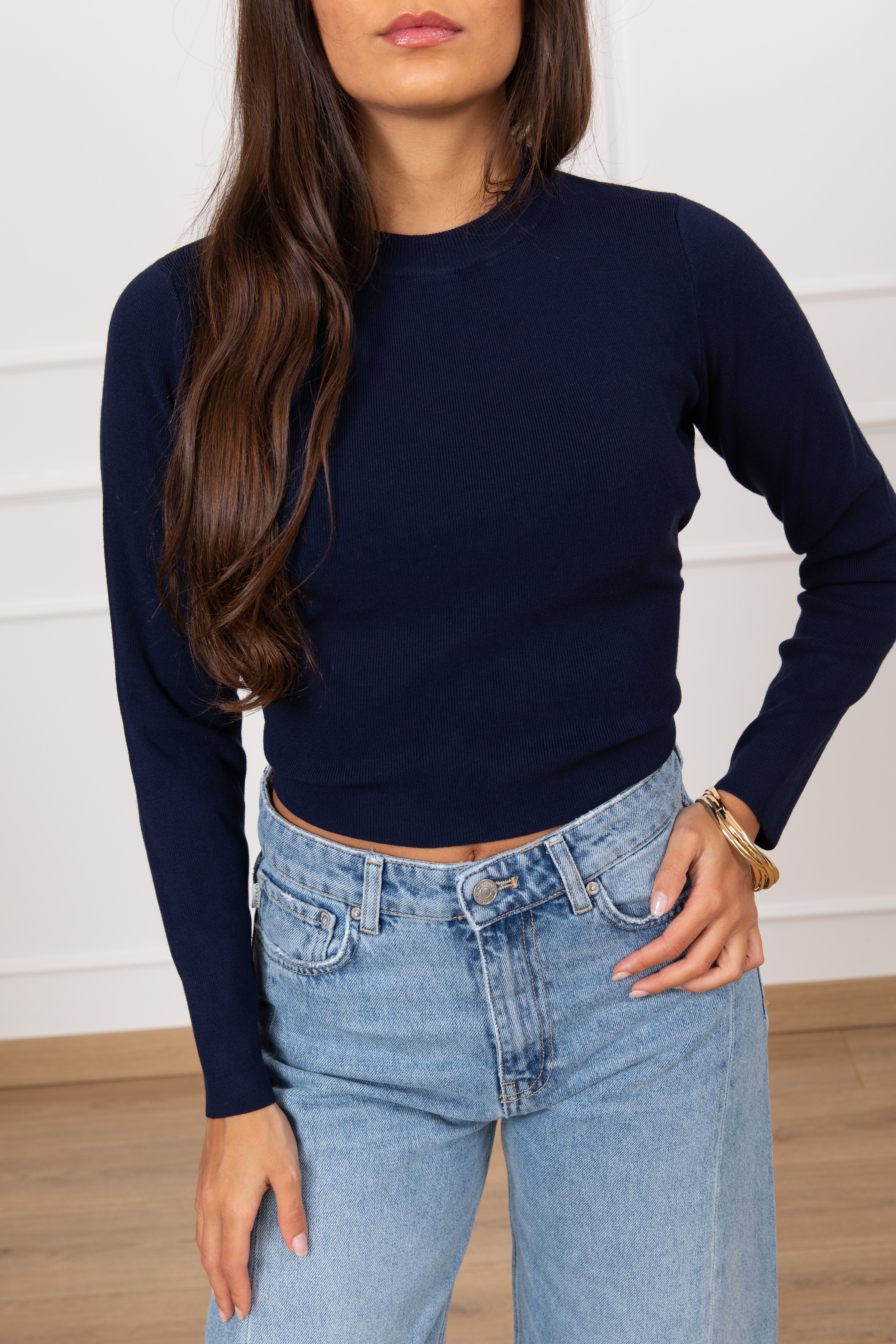 Maglia in viscosa con incrocio sul retro ViCOLO