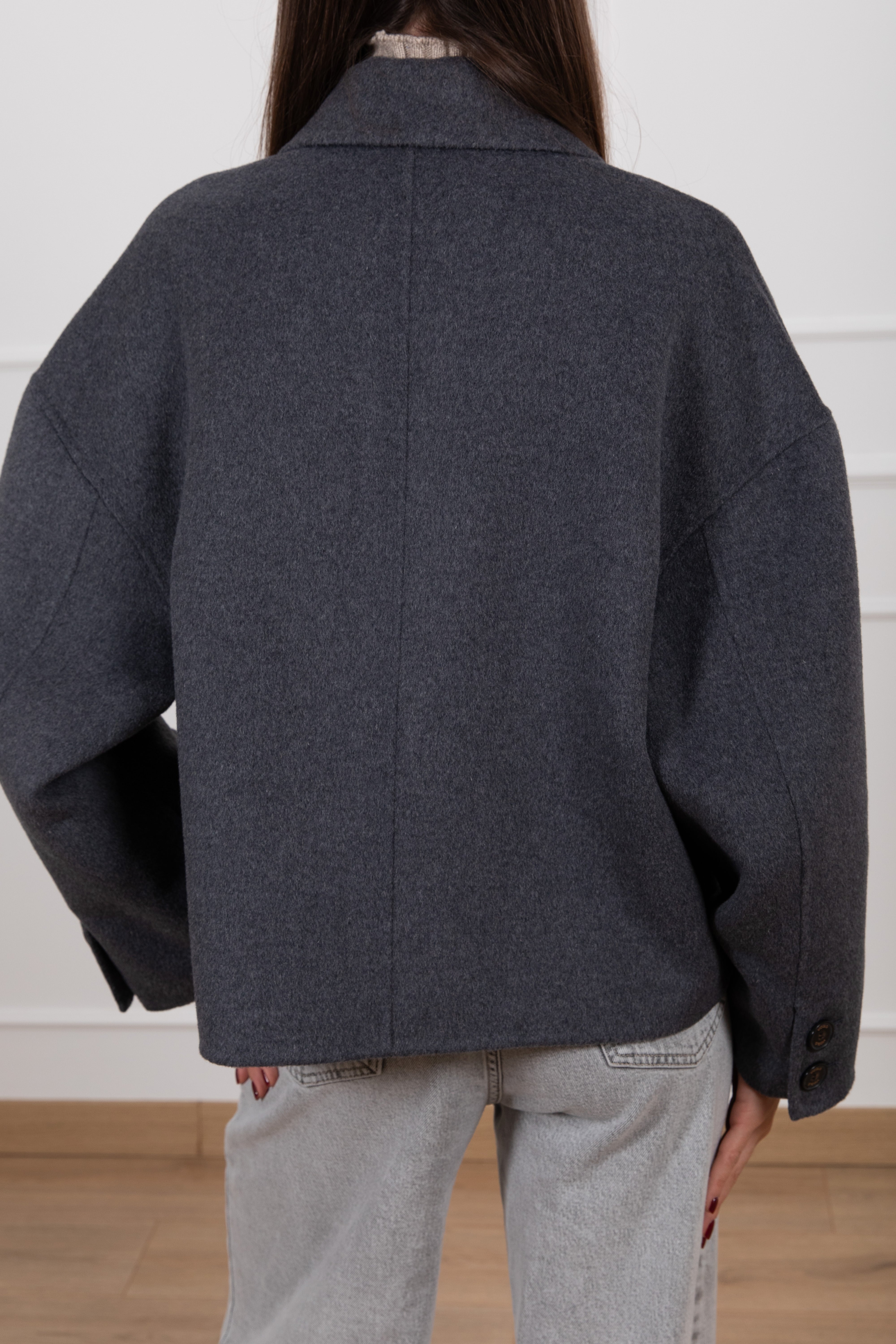 Giacca-cappotto handmade con colletto ViCOLO