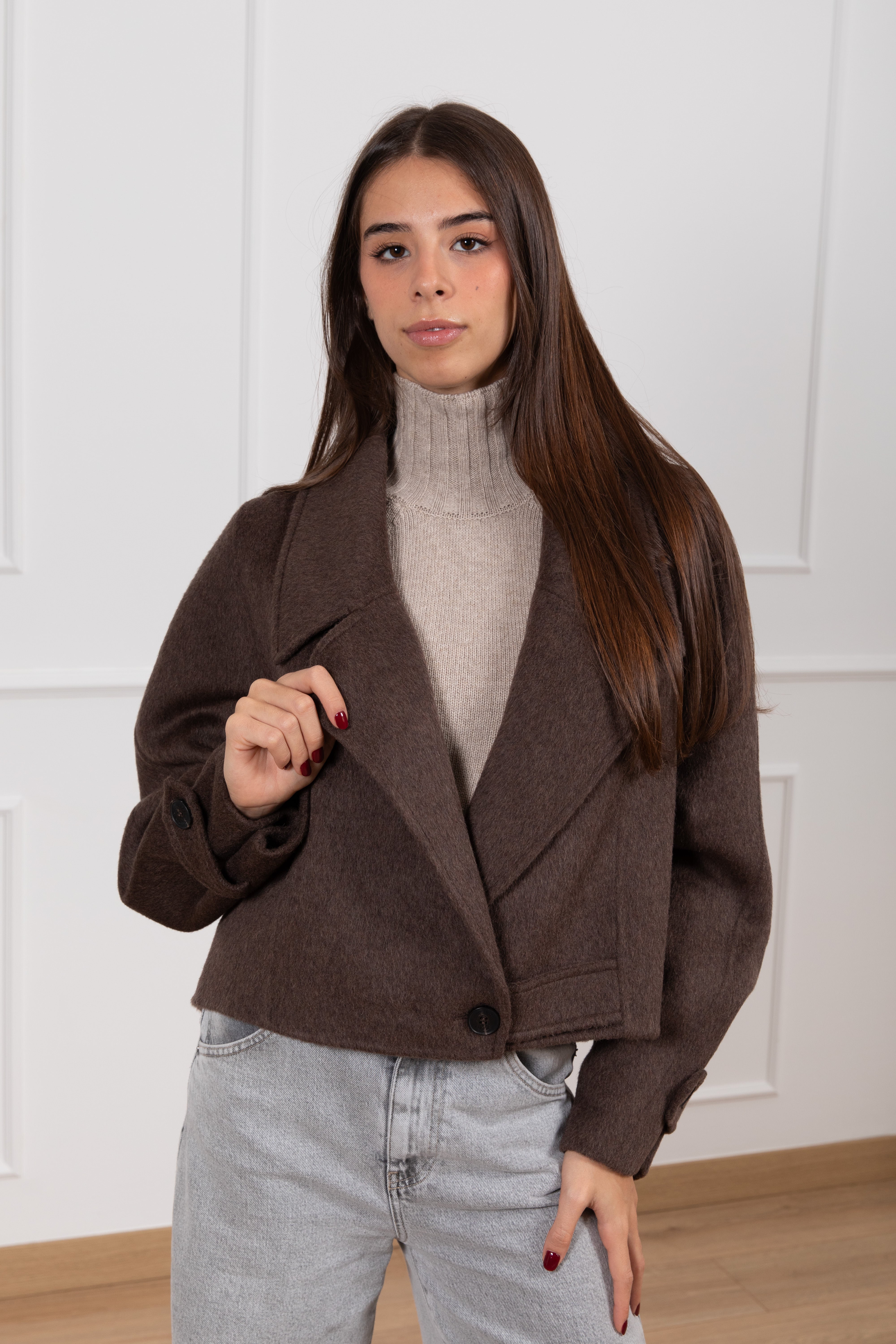 Cappotto corto handmade ViCOLO