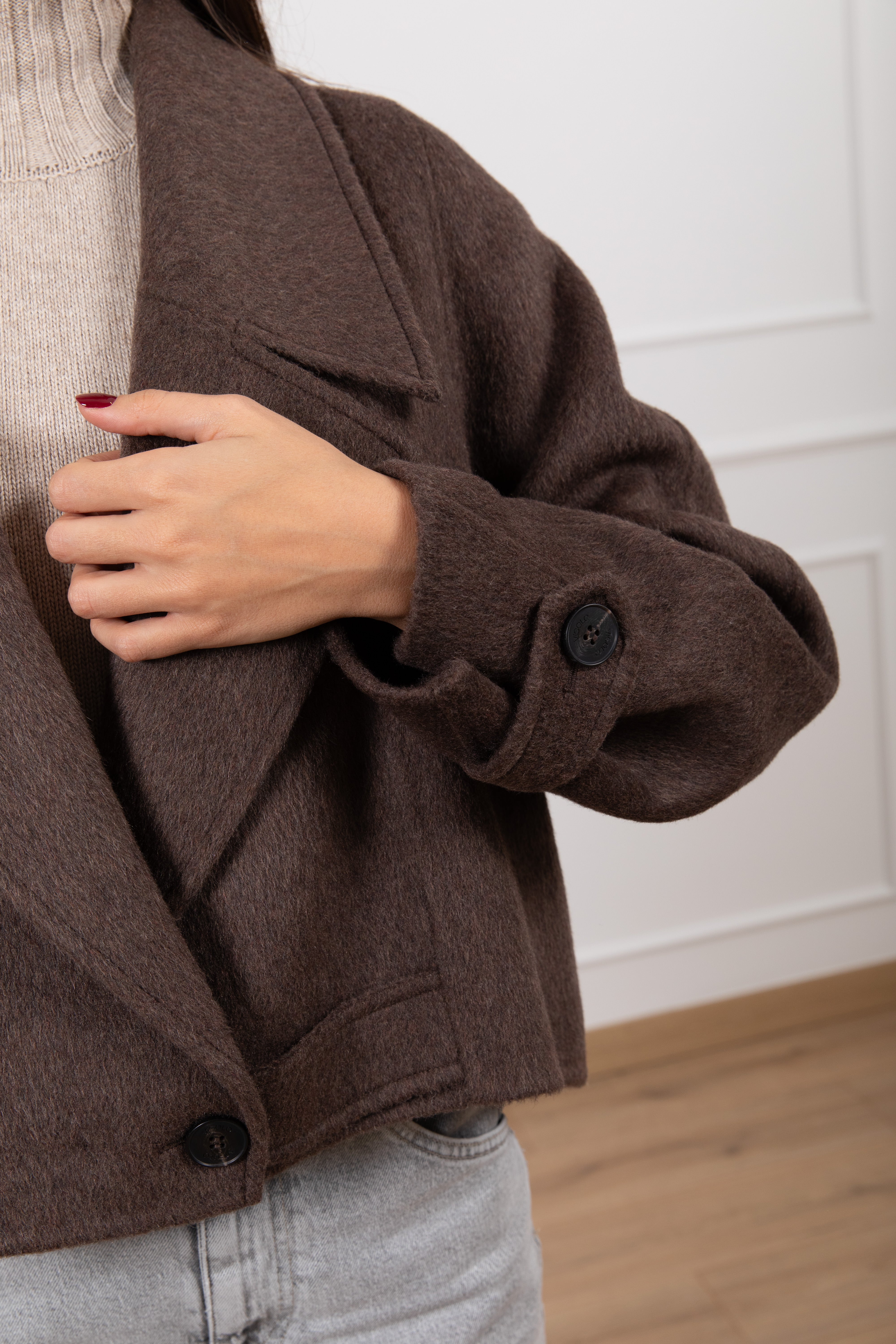 Cappotto corto handmade ViCOLO